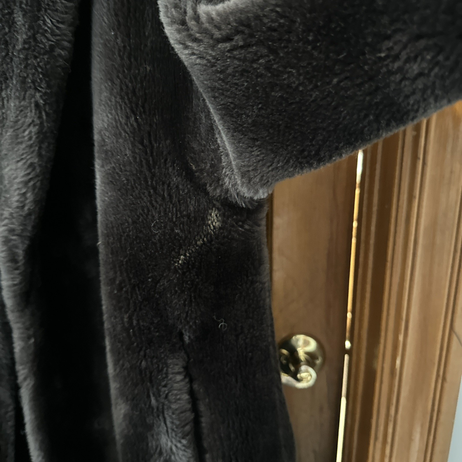 Vintage Monterey Fashions Faux Mink Fur Coat