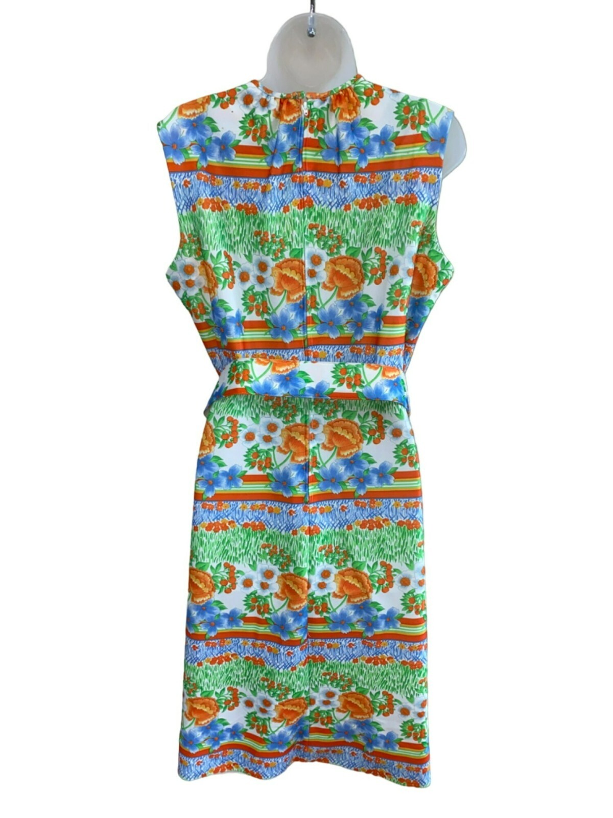 Vintage Trends by Jerrie Lurie Belted Summer Jackie O Dress Size 14