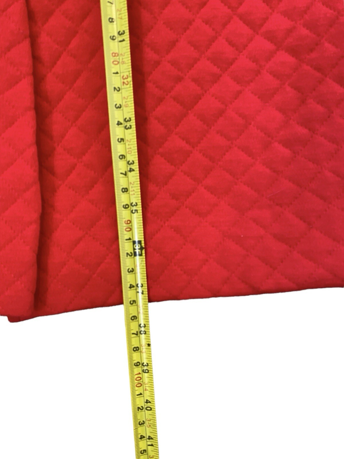 Vintage ALBERT NIPON BOUTIQUE Red Wool Dress Wiggle Pencil Talon Sz. 4 USA