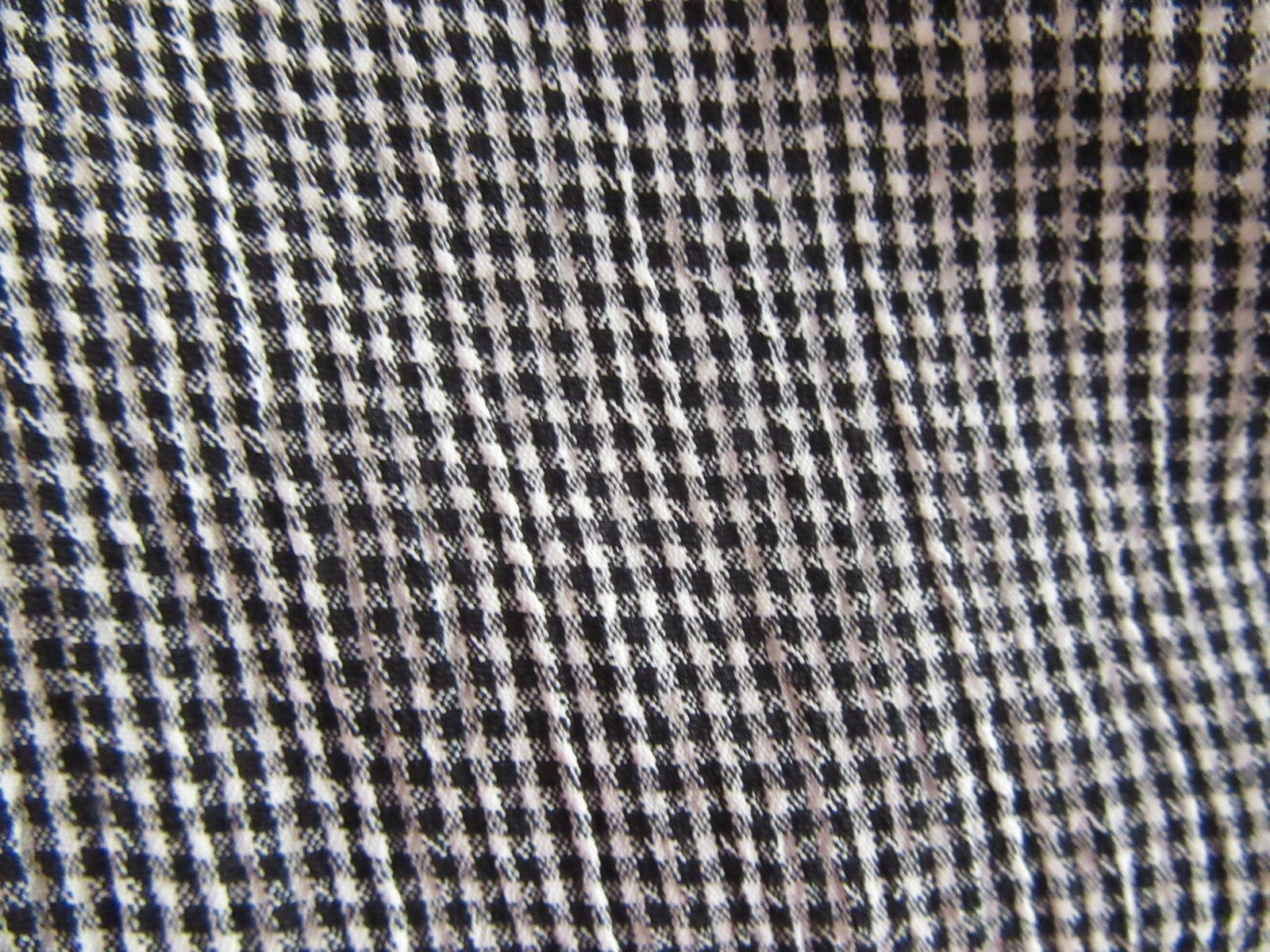EVAN PICONE Black & white checked top & midi skirt size Large vintage 1990s