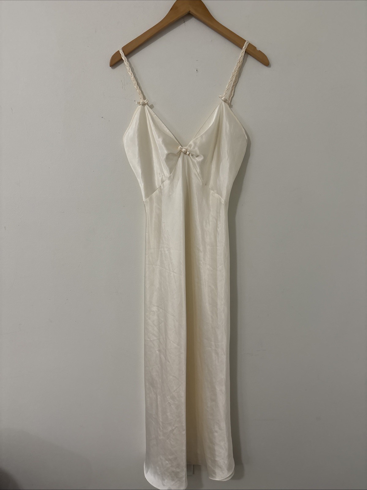 Vintage Fantasies Satin Slip Dress Nightgown Small Dainty