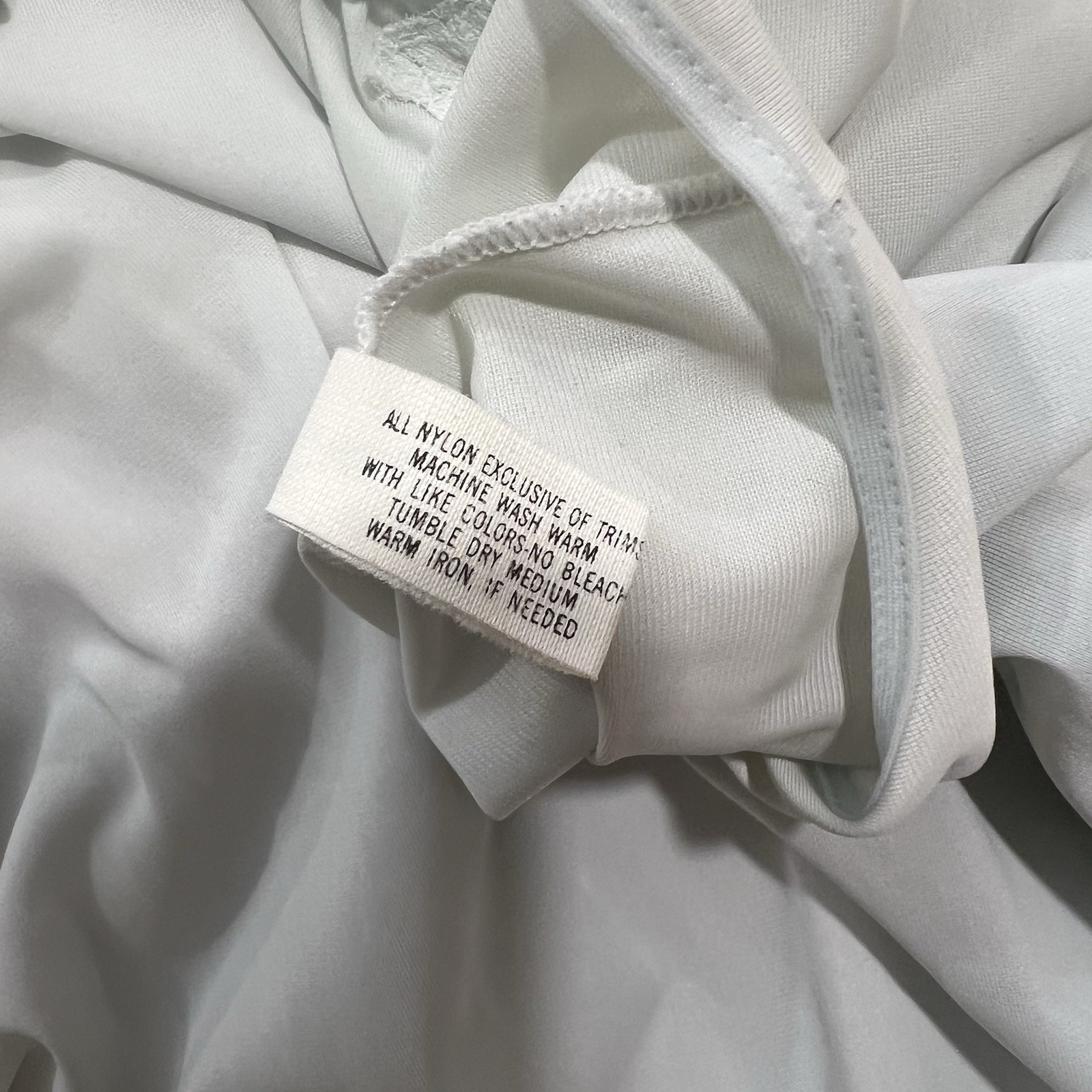 Vintage Shadow Line Lace Satin Light Blue Nightgown Babydoll Romantic Size M