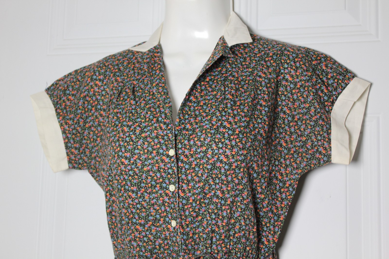 Jody T. California Vintage Floral Retro Garden Party Cottagecore Feminine SZ 7
