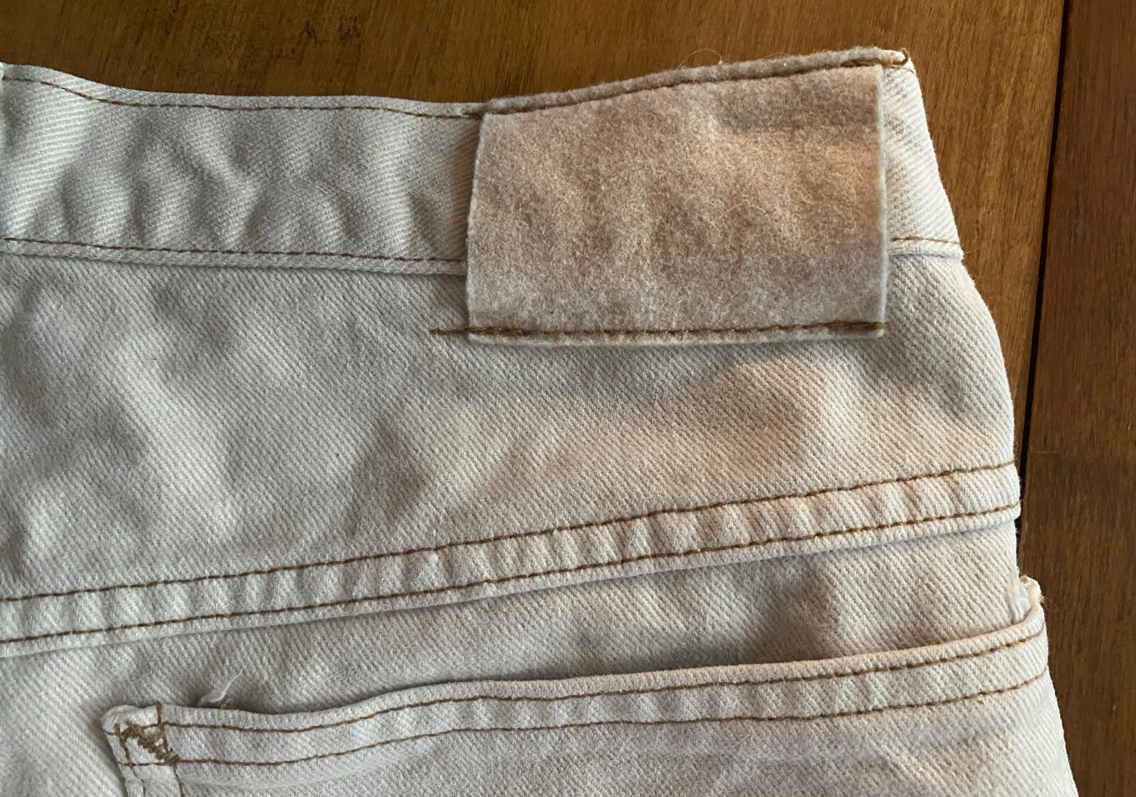Vintage GIRBAUD Jeans from Marithe Francois Girbaud TAN CREAM Size 31