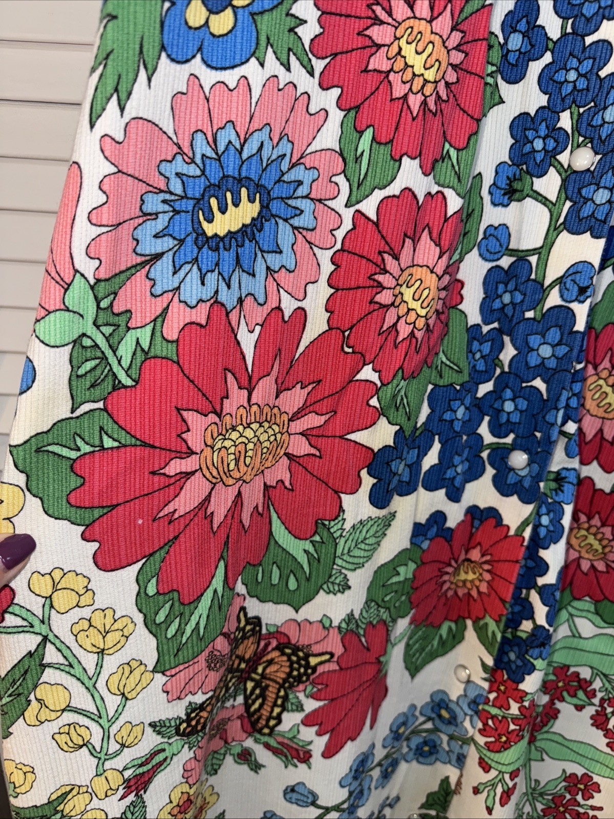 Rare Vintage 60’s 70’s Flower Butterfly Fashions Robes Look