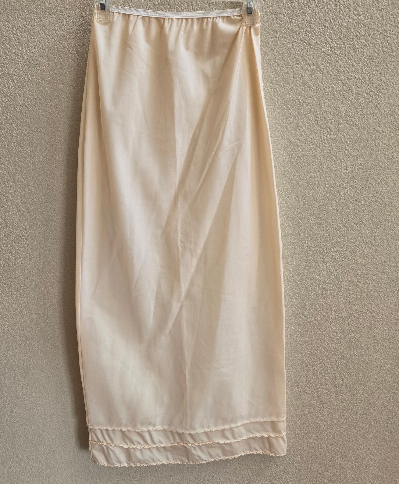Snip-It Full Length Half Slip Blush Vintage 60s Poly Nylon Trimmable Small