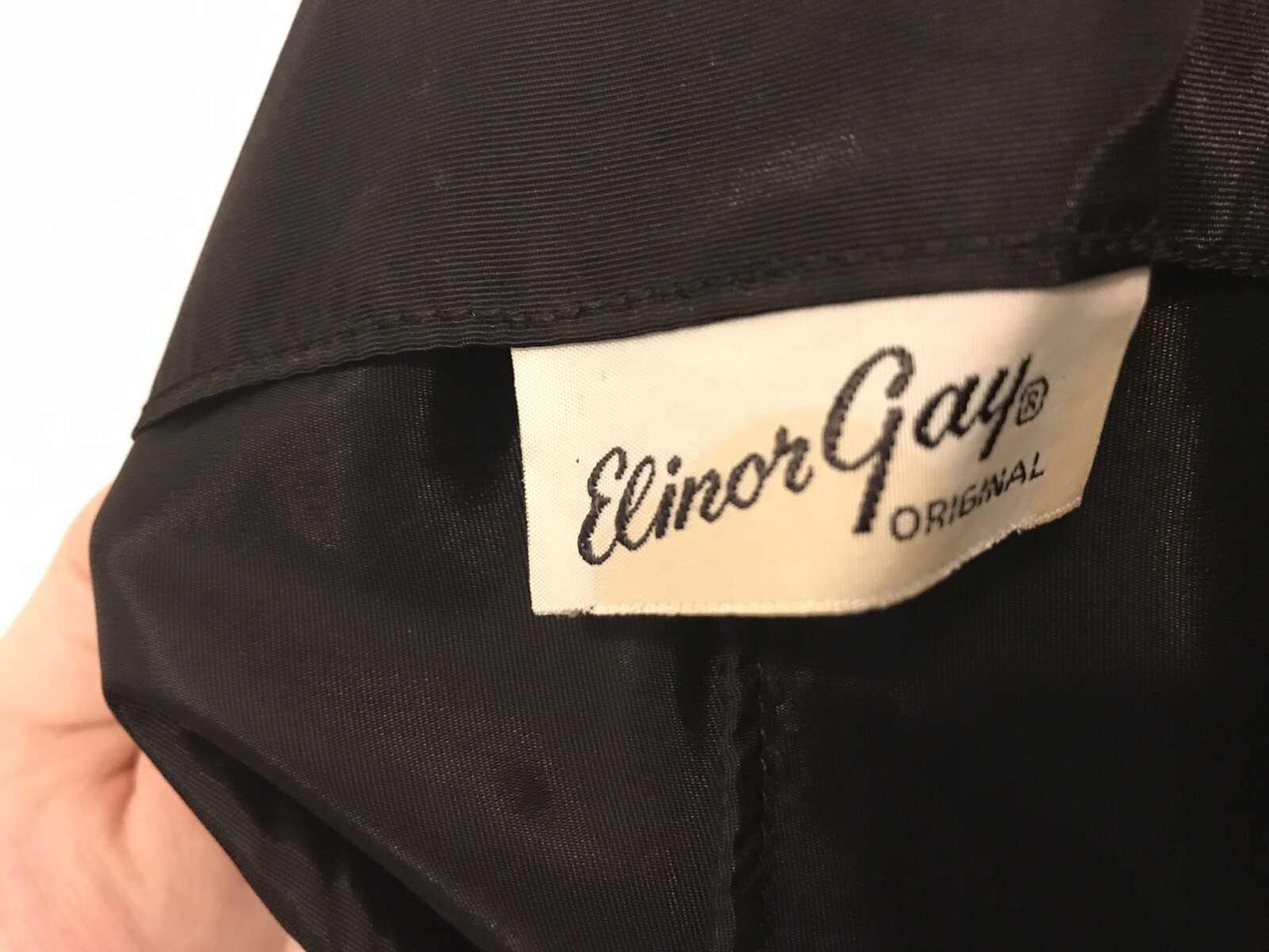 Vintage Elinor Gay Black dress