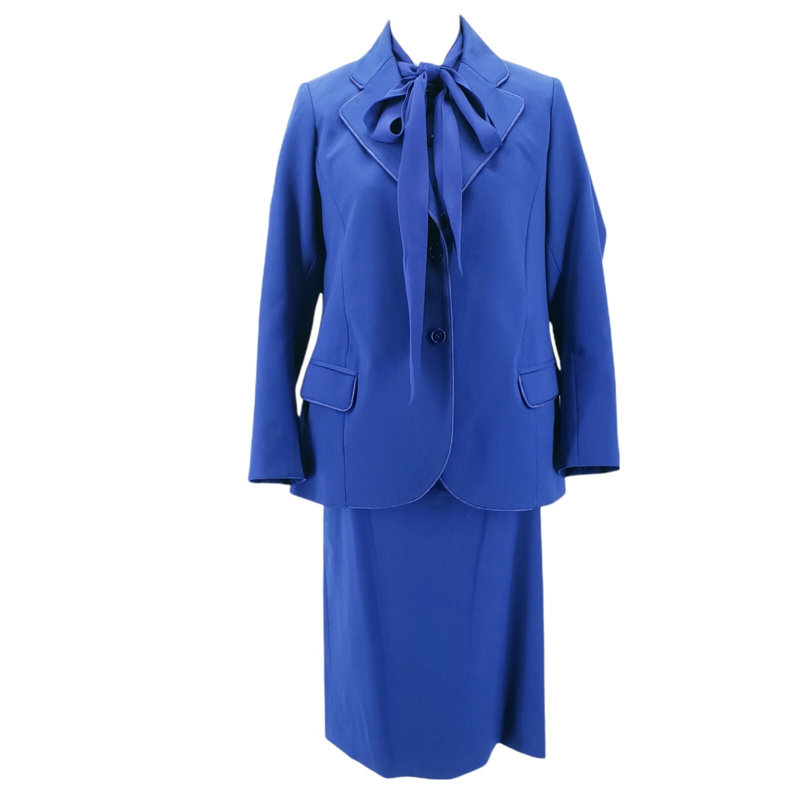Vintage AKIRA 3-Piece Skirt Set Solid Blue Size Medium?