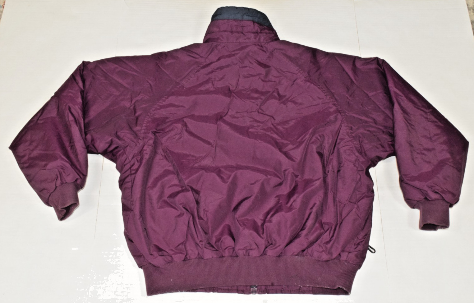 Vintage Columbia Jacket Size S 90s Plum Purple Abstract Aztec Nylon Fleece Lined