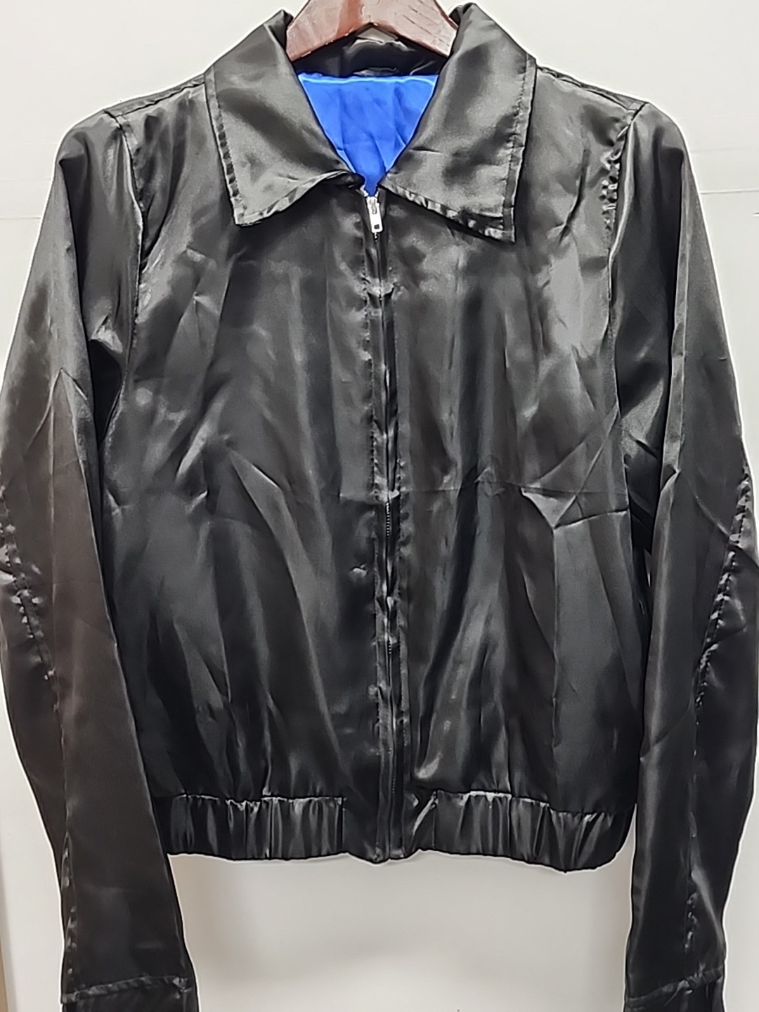 Vintage Barry Manilow Sequins Black Lightweight Jacket XL Rare