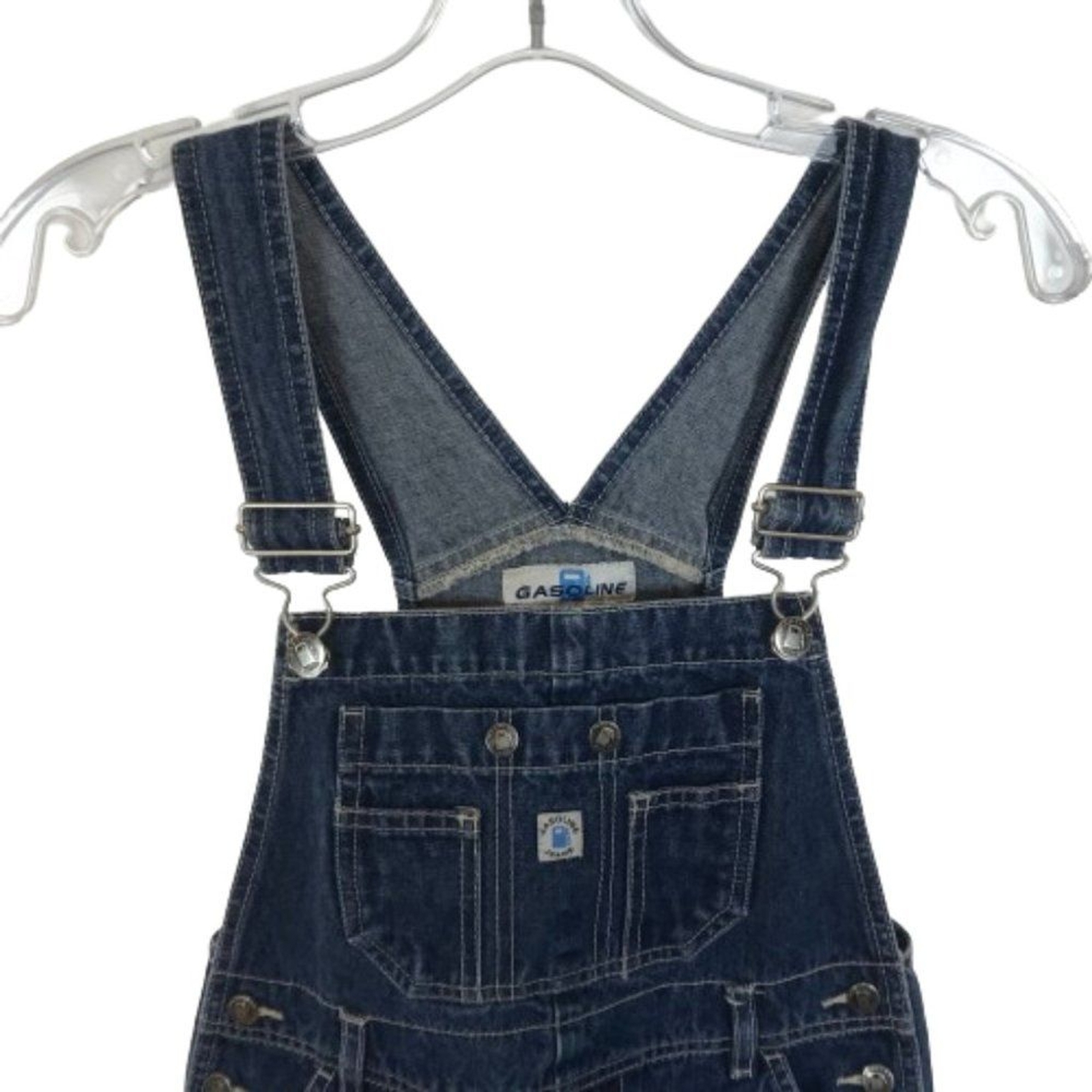 Womens Size Medium Gasoline Brand Vintage 90s 1990s Retro Denim Overalls