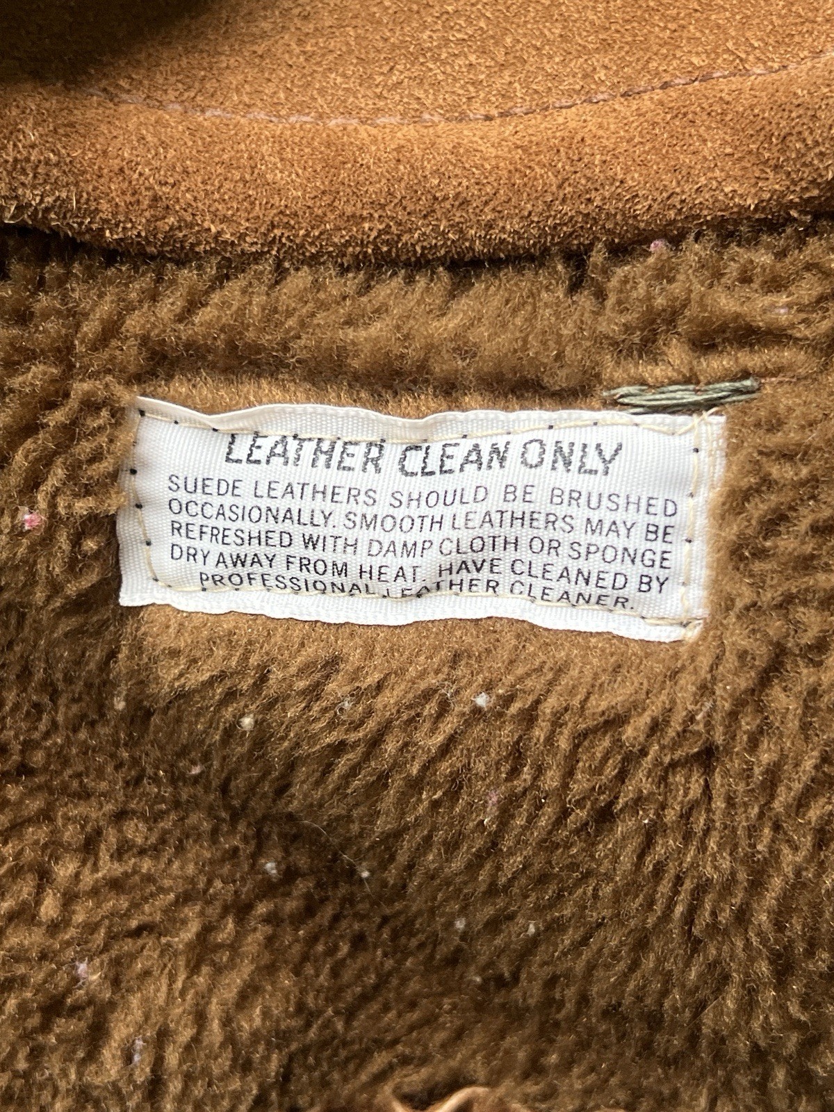 Vintage 70s Leather Penny Lane Car Coat Suede Fur Lined Wool Collar Short Boho