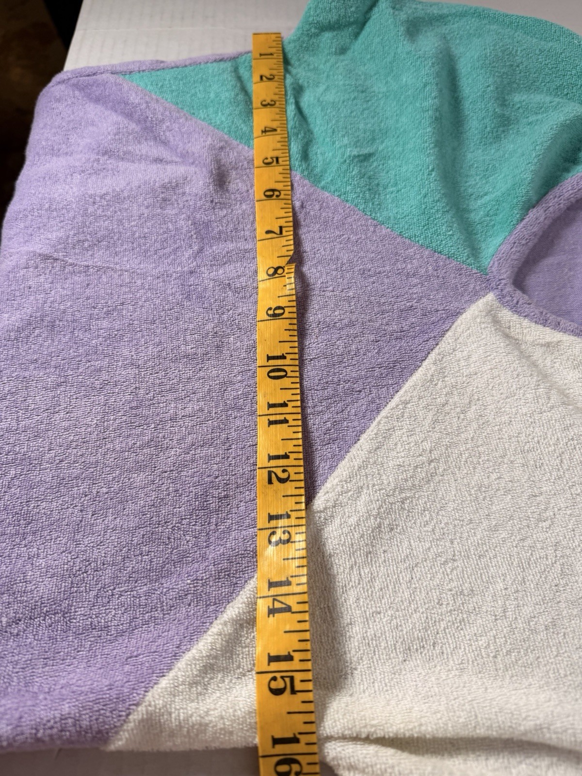 Purple,teal&white 2 Piece Vtg Outfit Terrycloth Rare Shorts Women’s Small Rare