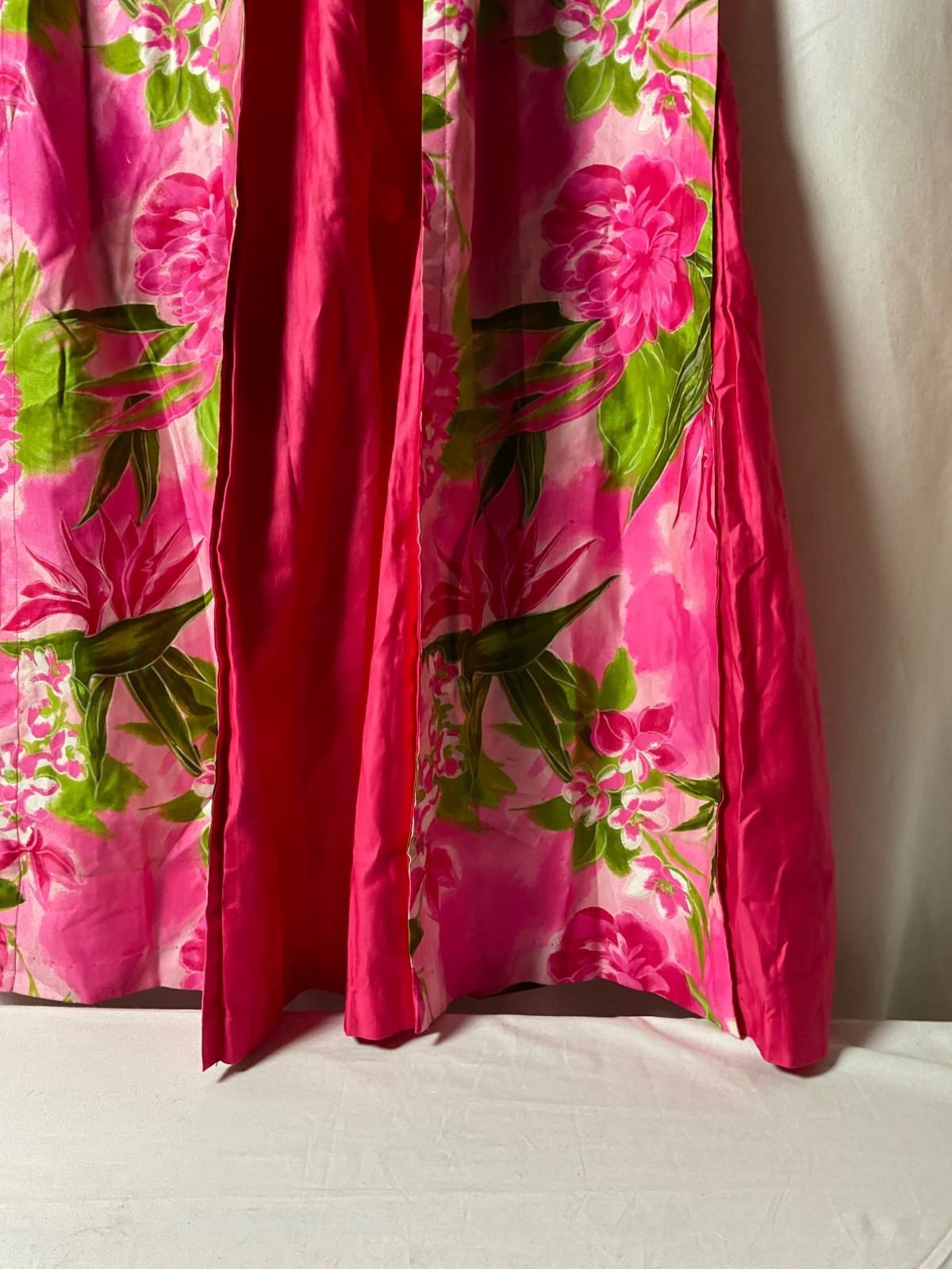 Vintage Kamehameha Hawaiian Flower Pocket Dress 1960 Mid century Made in Hawaii