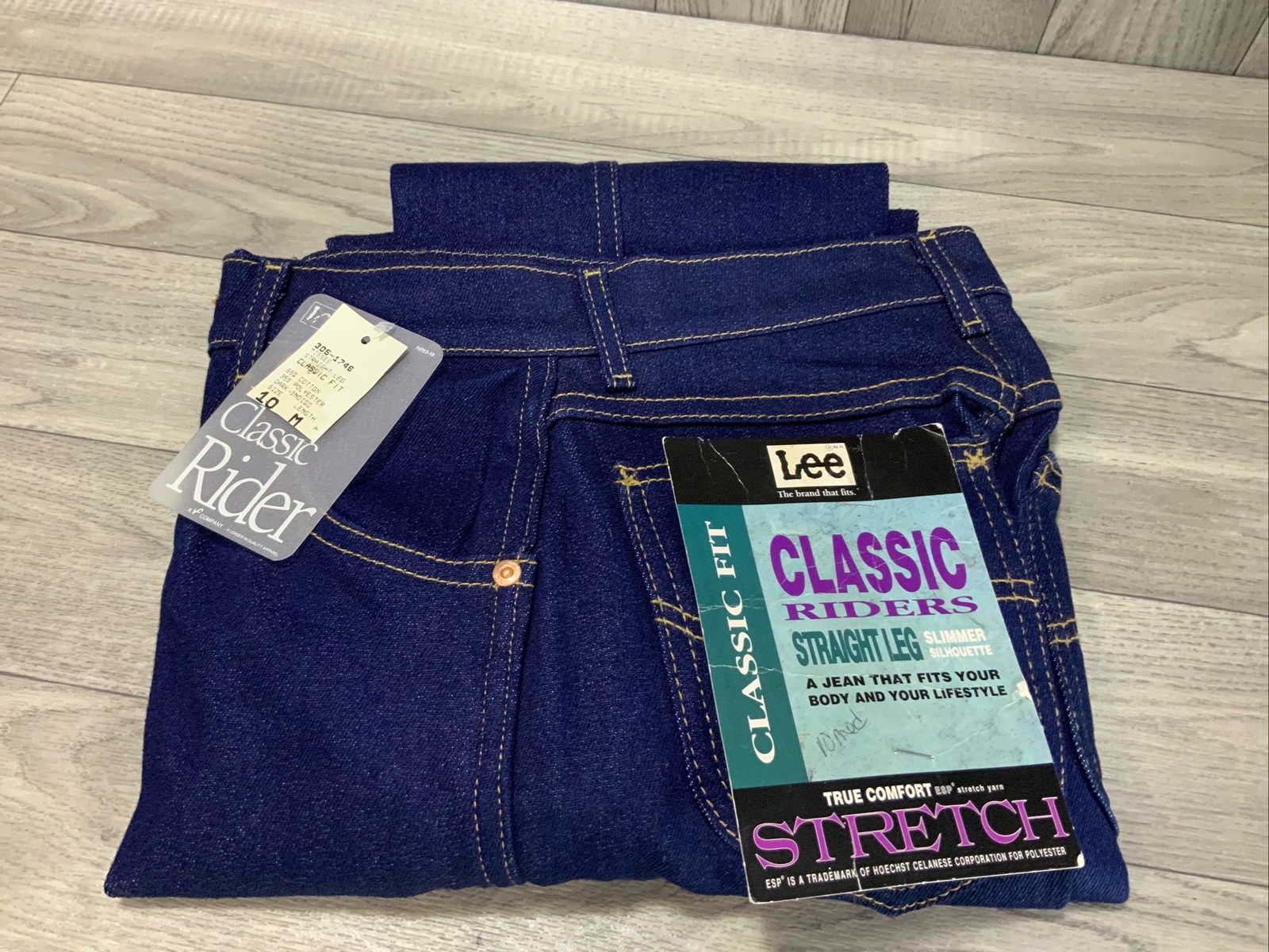 NWT Lee Riders Jeans Misses Women’s Size 10M 27×32 Straight Leg UNION MADE Vtg