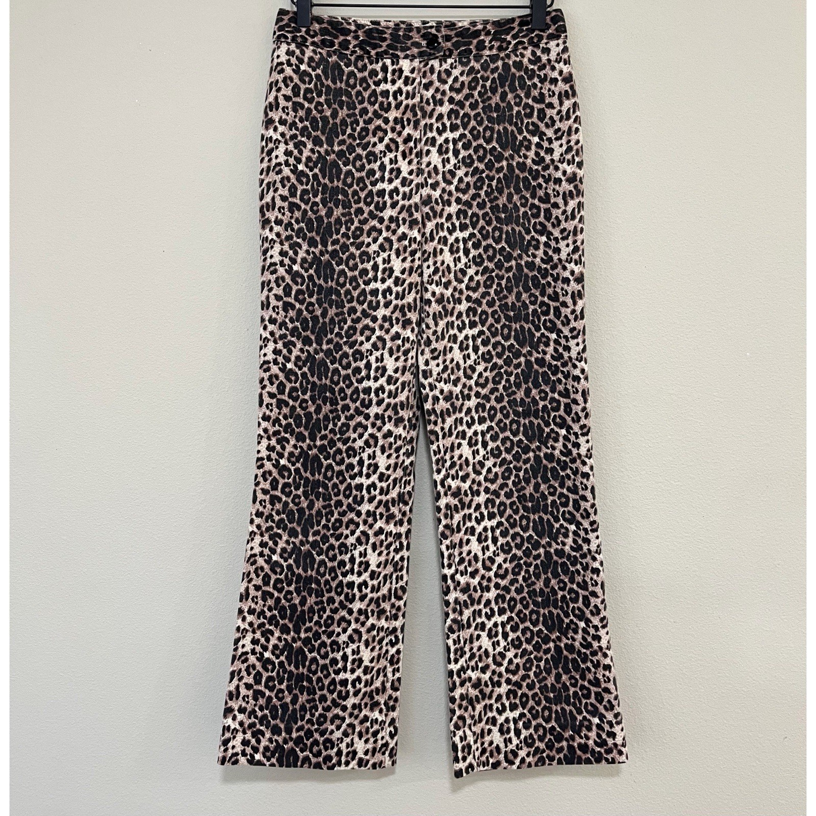 Vintage 90’s Star C.C.C City Clothing Co Size 9 Leopard Pants Hemmed
