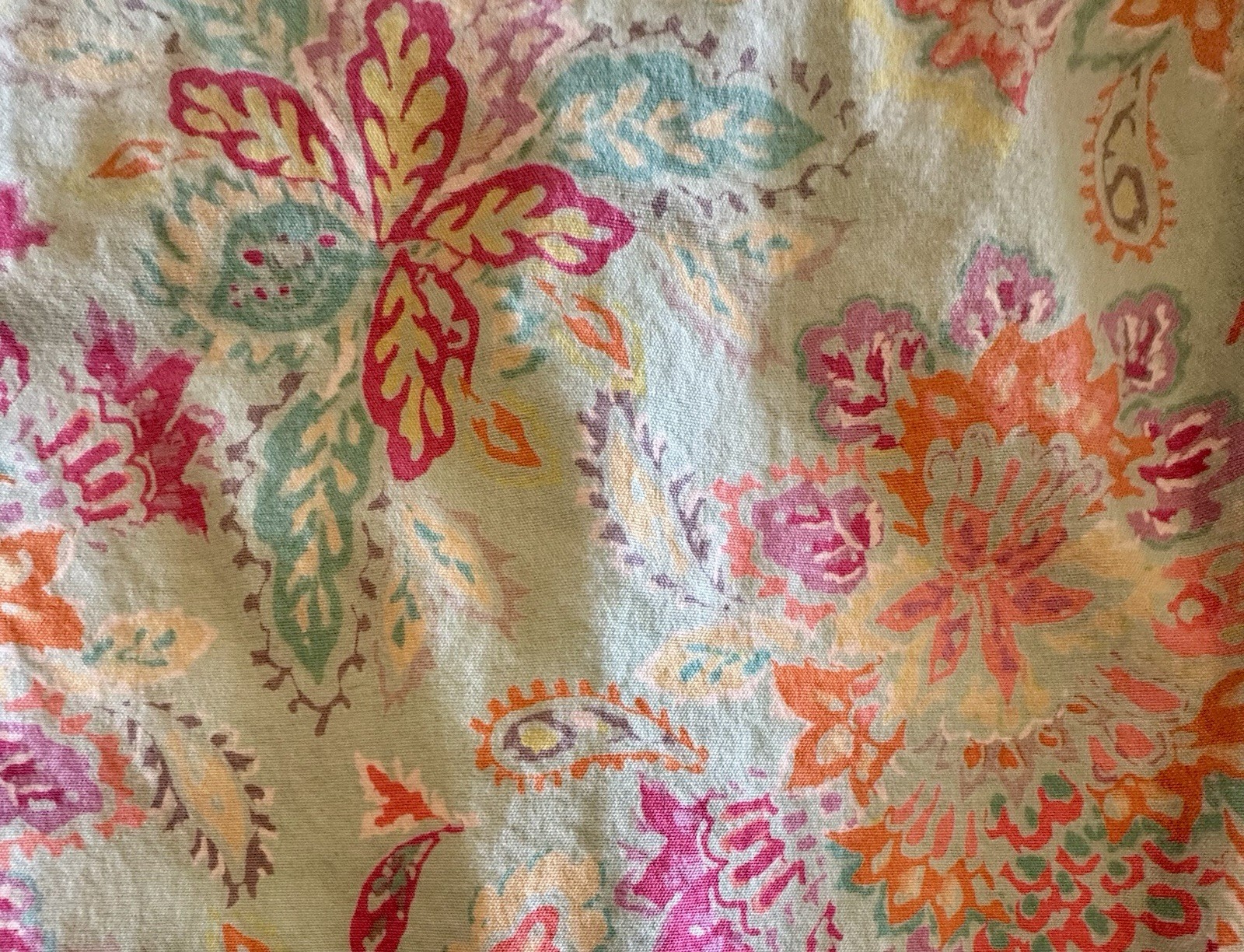 VTG SIGRID OLSEN SPORT Cottage Core Blue Floral Sundress Cotton & Spandex (12P)