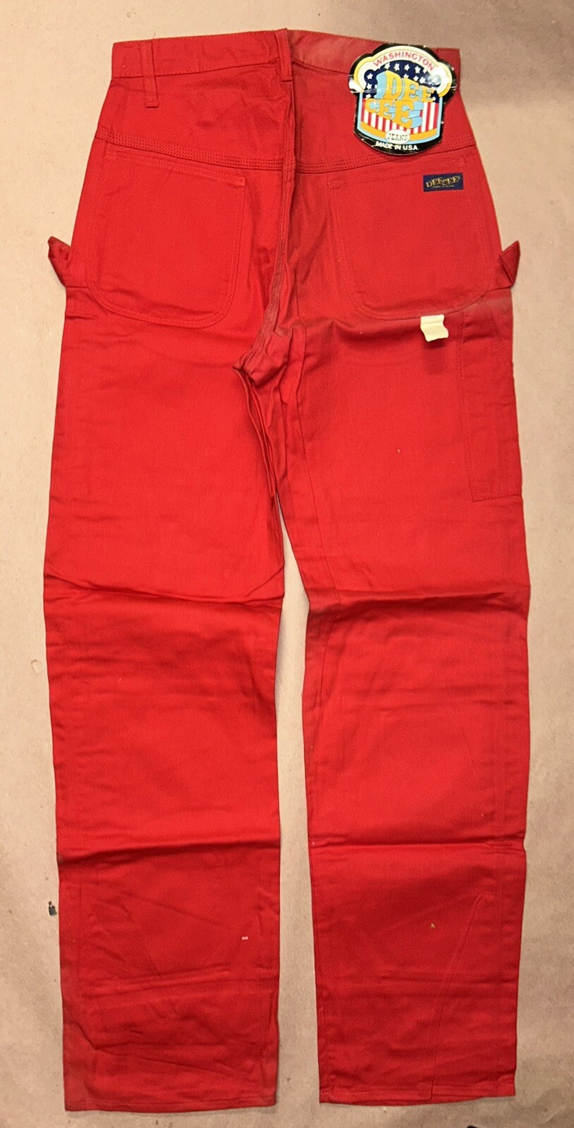 Vintage 1980’s Washington Deecee Jeans, Deadstock NWT, Size 31×36