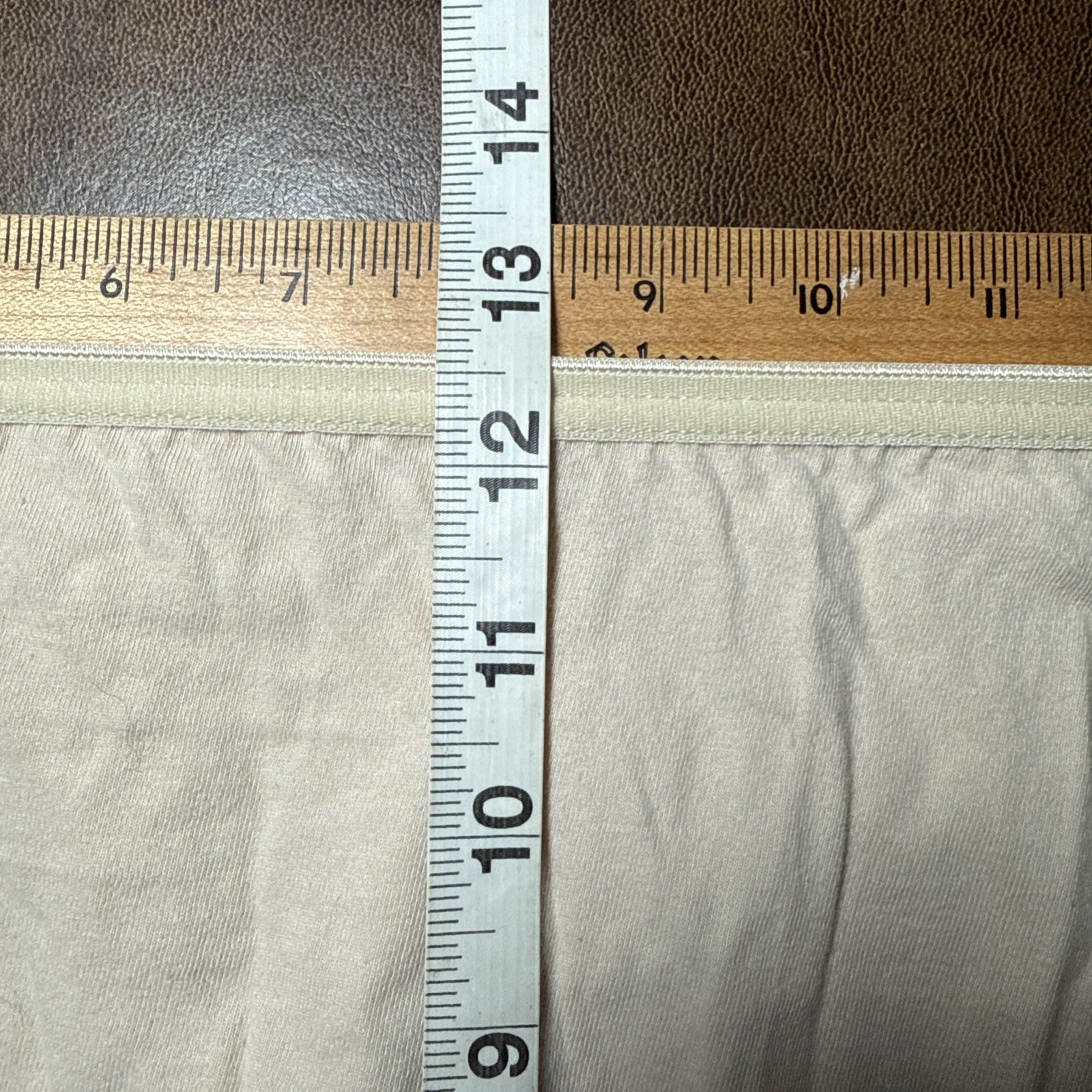 Vtg Cotillion 100% Cotton Brief Granny Panties Sz 9 Extra stretchy waist & legs
