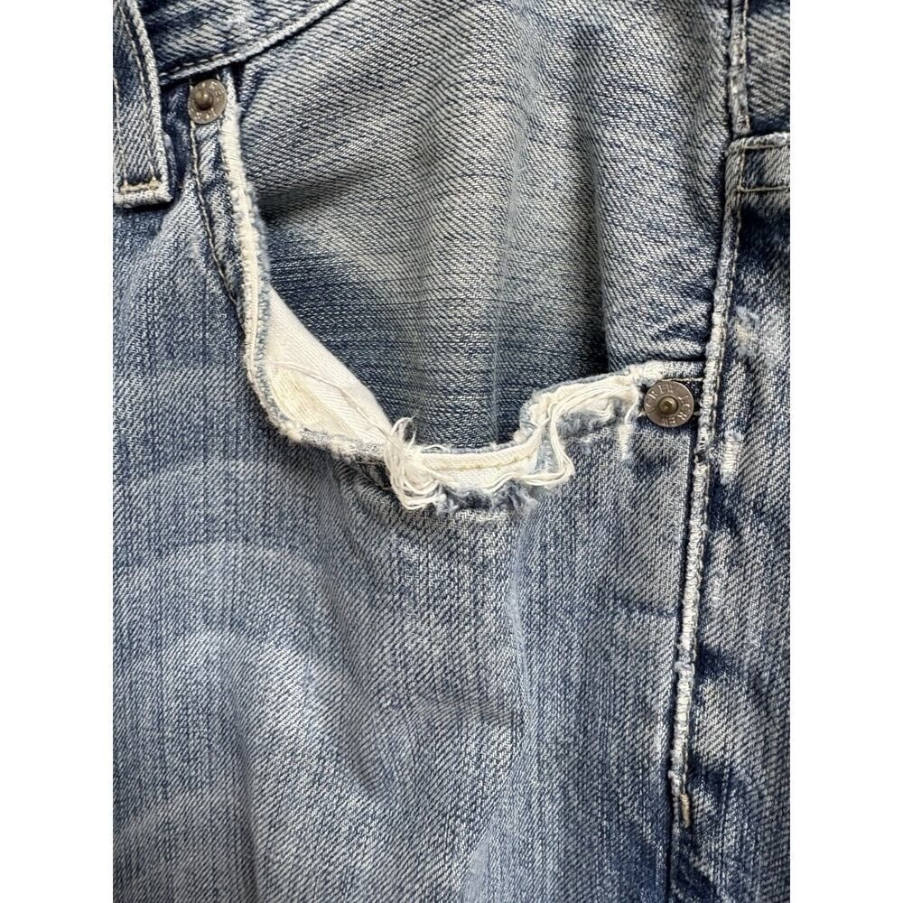 Vintage J.Crew Men’s Jeans 33×30 Made in USA | Straight Leg Distressed Denim