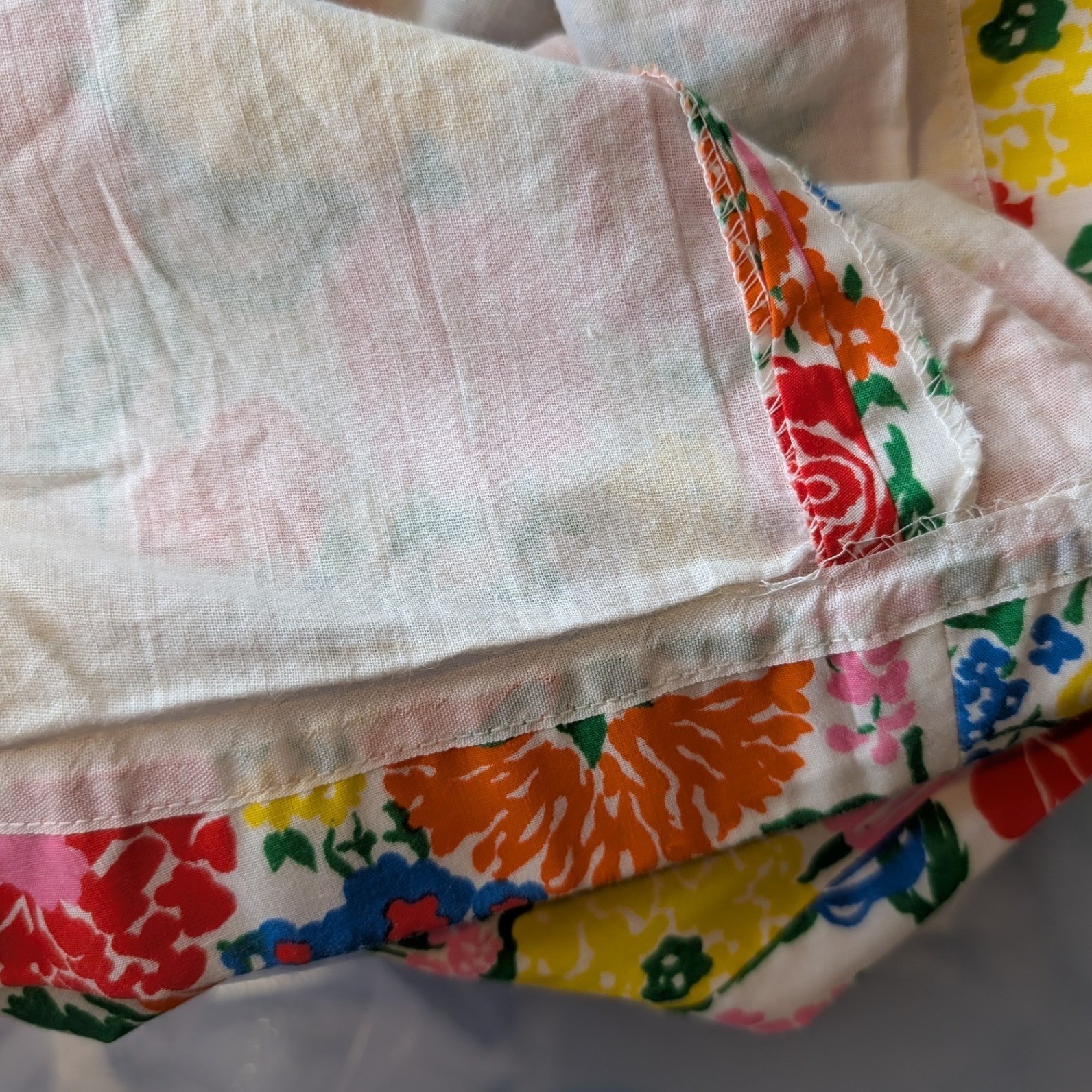 Ah! Austin Hill Maxi Skirt Multicolor Floral Vintage 70s Cottage Boho Retro Mod