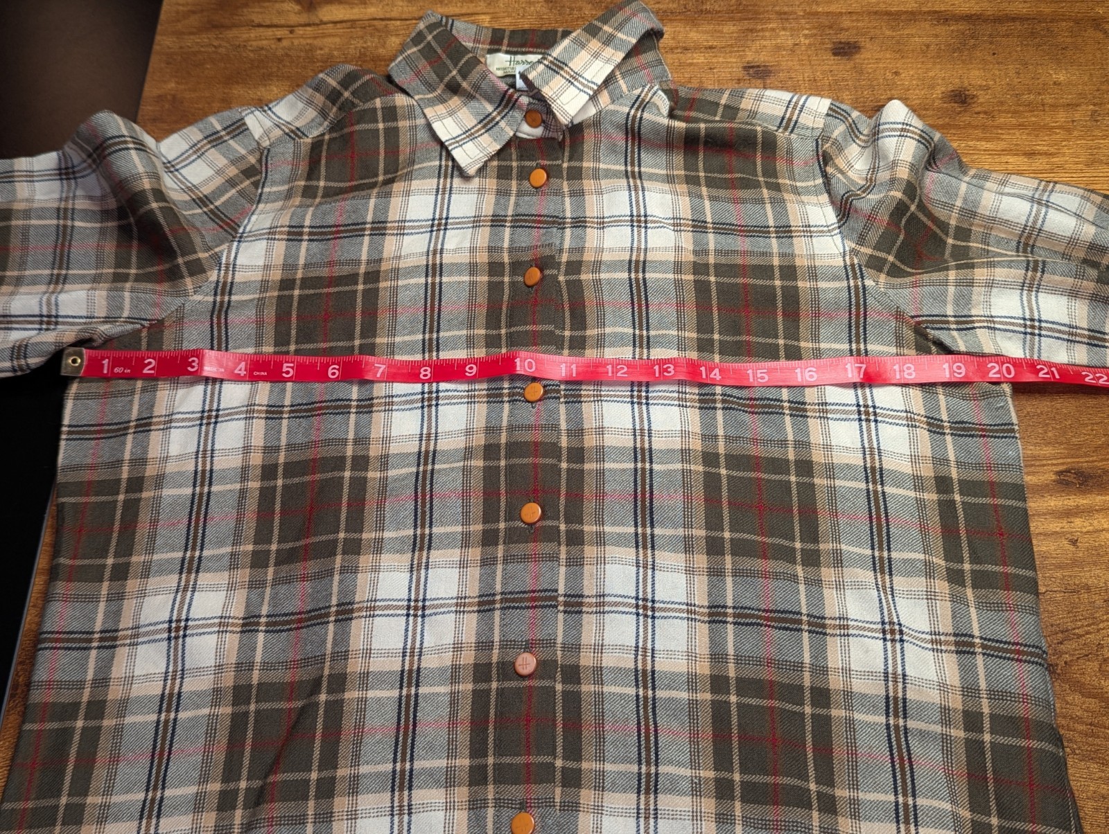 Vintage Harrod’s UK Wool Plaid Skirt Set Retro 60s 50s Academic Preppy