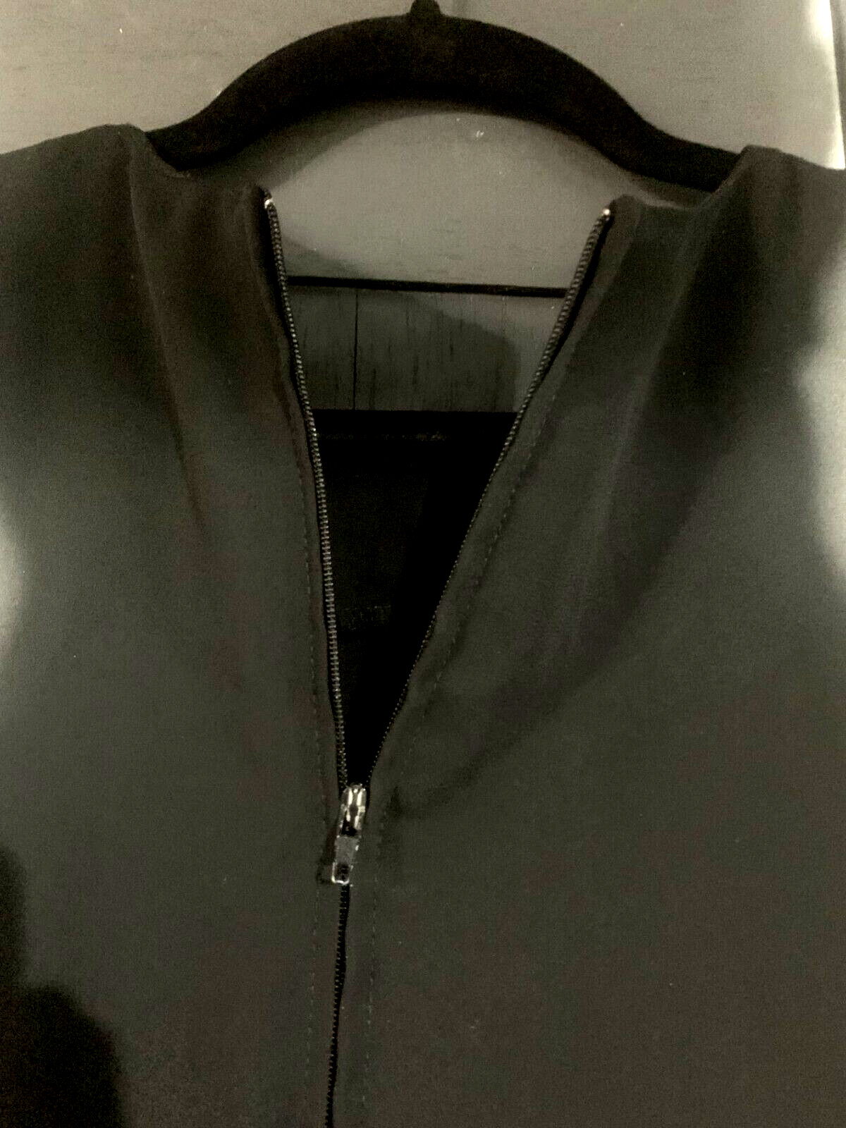 Vintage Jo Hanna York By Joan Davis Dress Black Cocktail with Lace Trim Sz 18