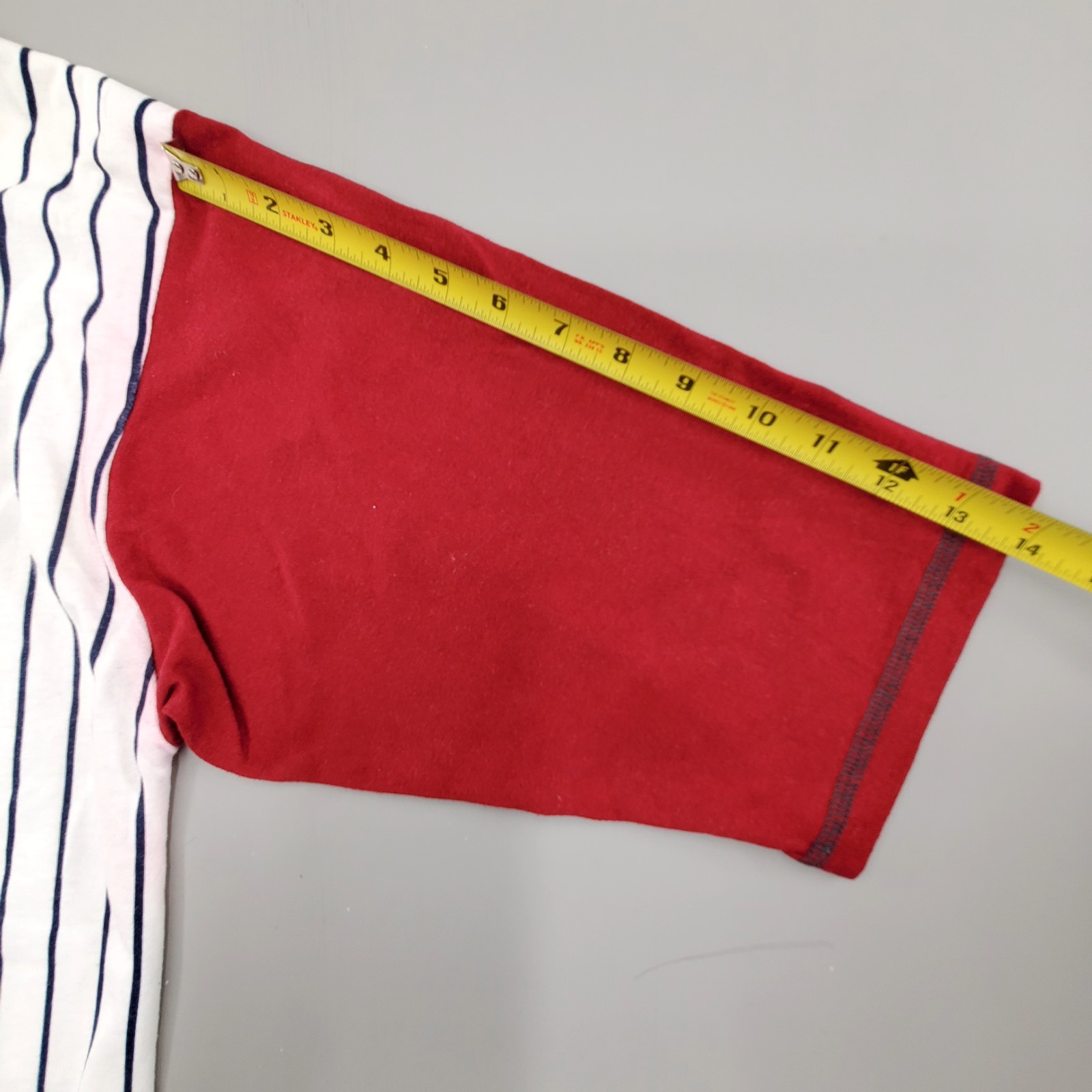 VTG 80s 90s JONI BLAIR Baseball Top Shirt V-Neck RETRO Womens Size M