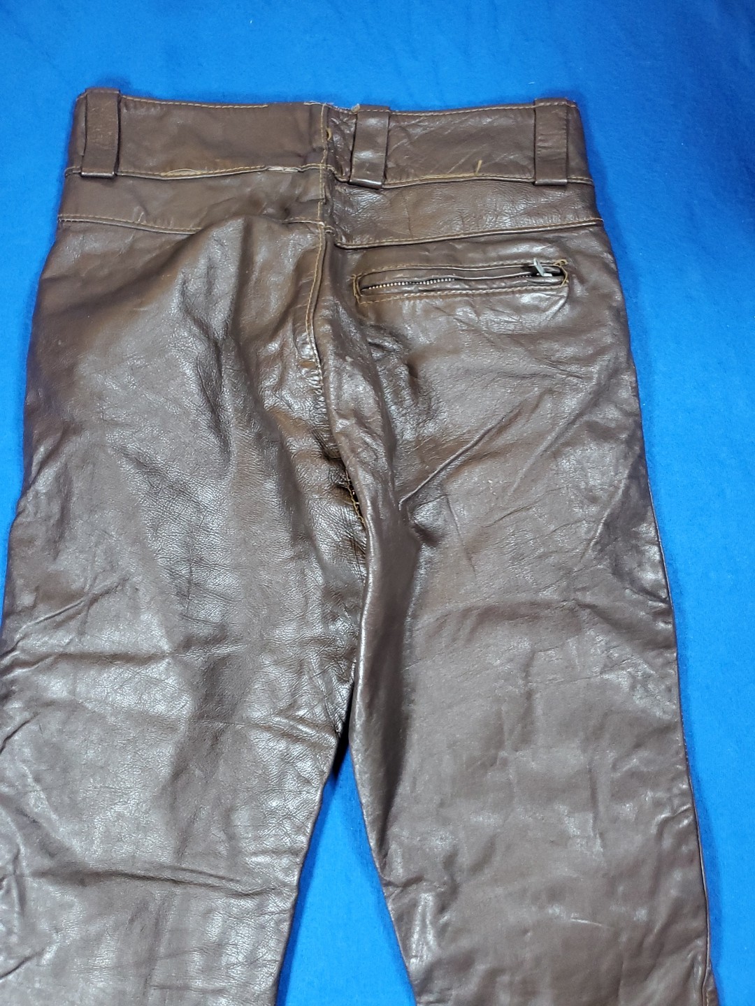 Vintage Brooks Leather Sportswear Pants Size 28 Biker Riding Racing Made USA