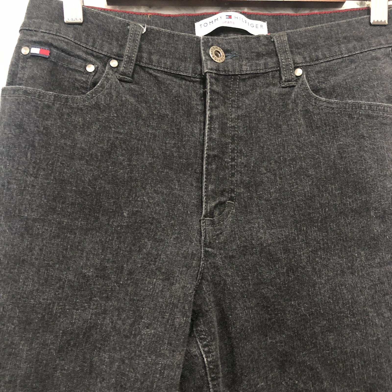 TOMMY HILFIGER Vintage 2003, Black Straight Leg Women’s Jeans Size 6
