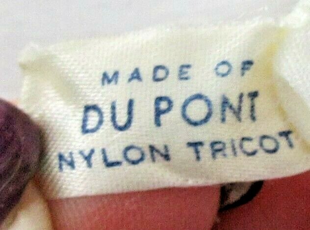 DEENA VINAGE SLIP SMALL LOVELY DUPONT NYLON TRICOT SEXY SLIP WITH RUFFLES
