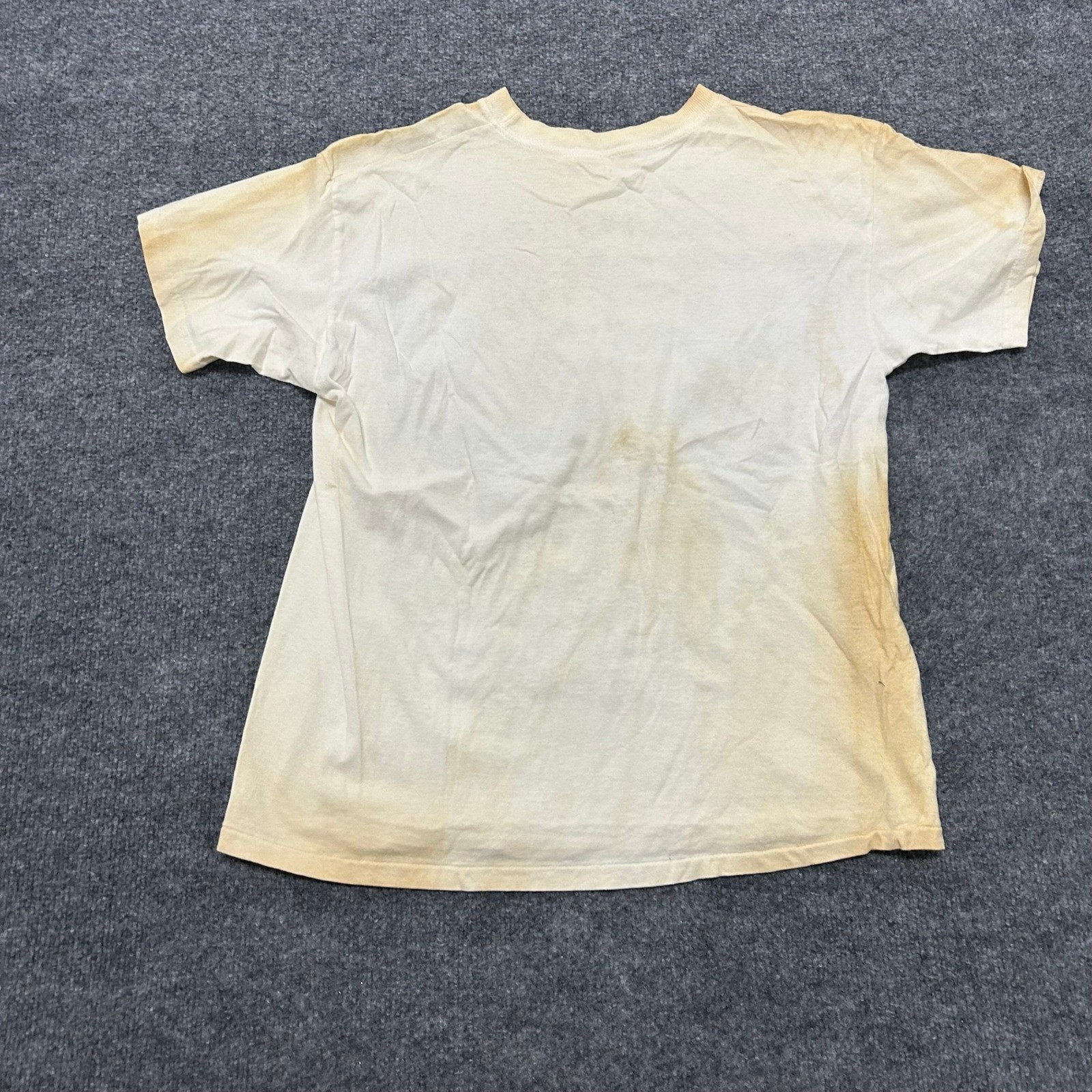 Unbranded T-Shirt Womens Size M Vintage Cat Cherry Graphic Stained Distressed