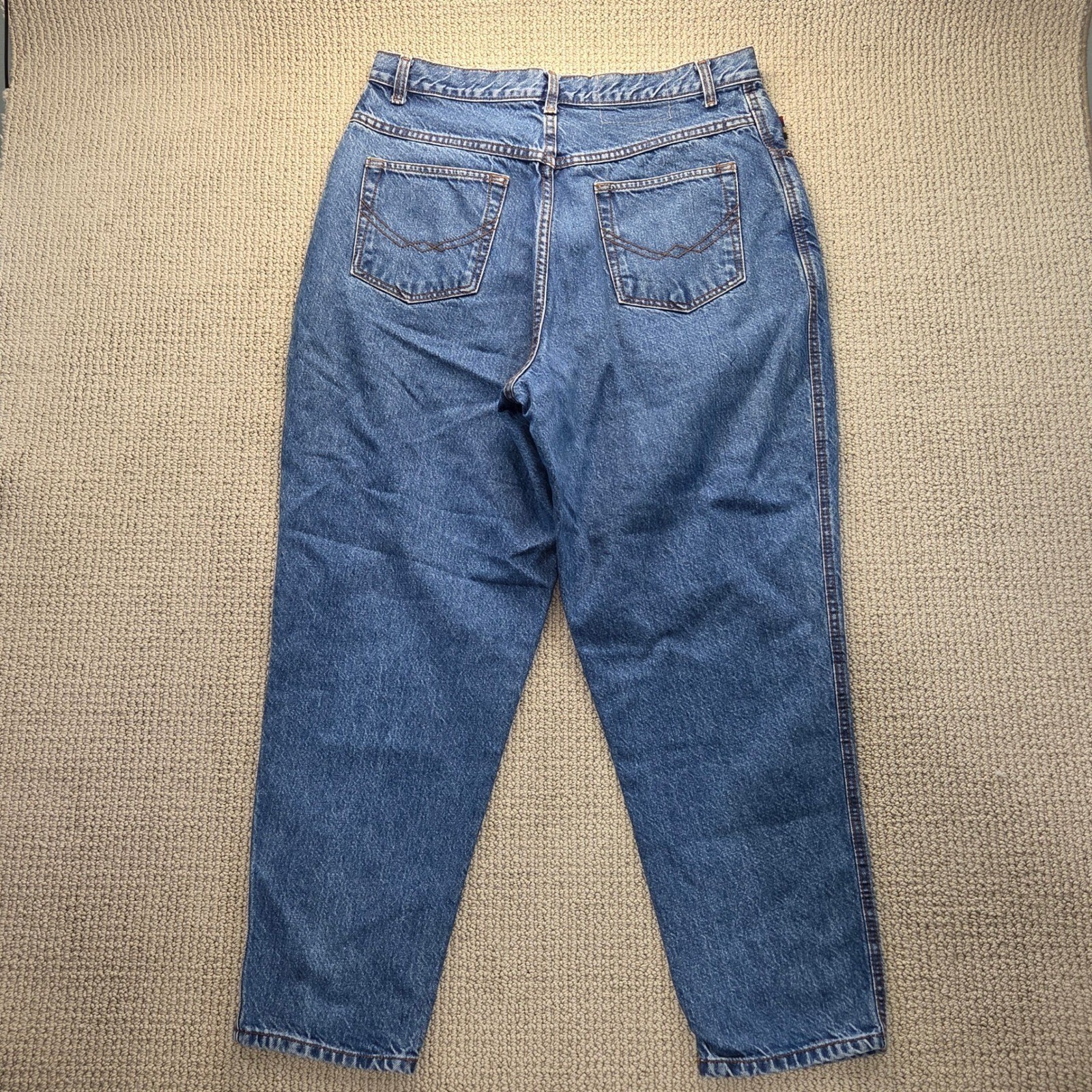 Vintage PS Gitano Jeans High Waist Tapered Leg Denim Blue Womens 34×27
