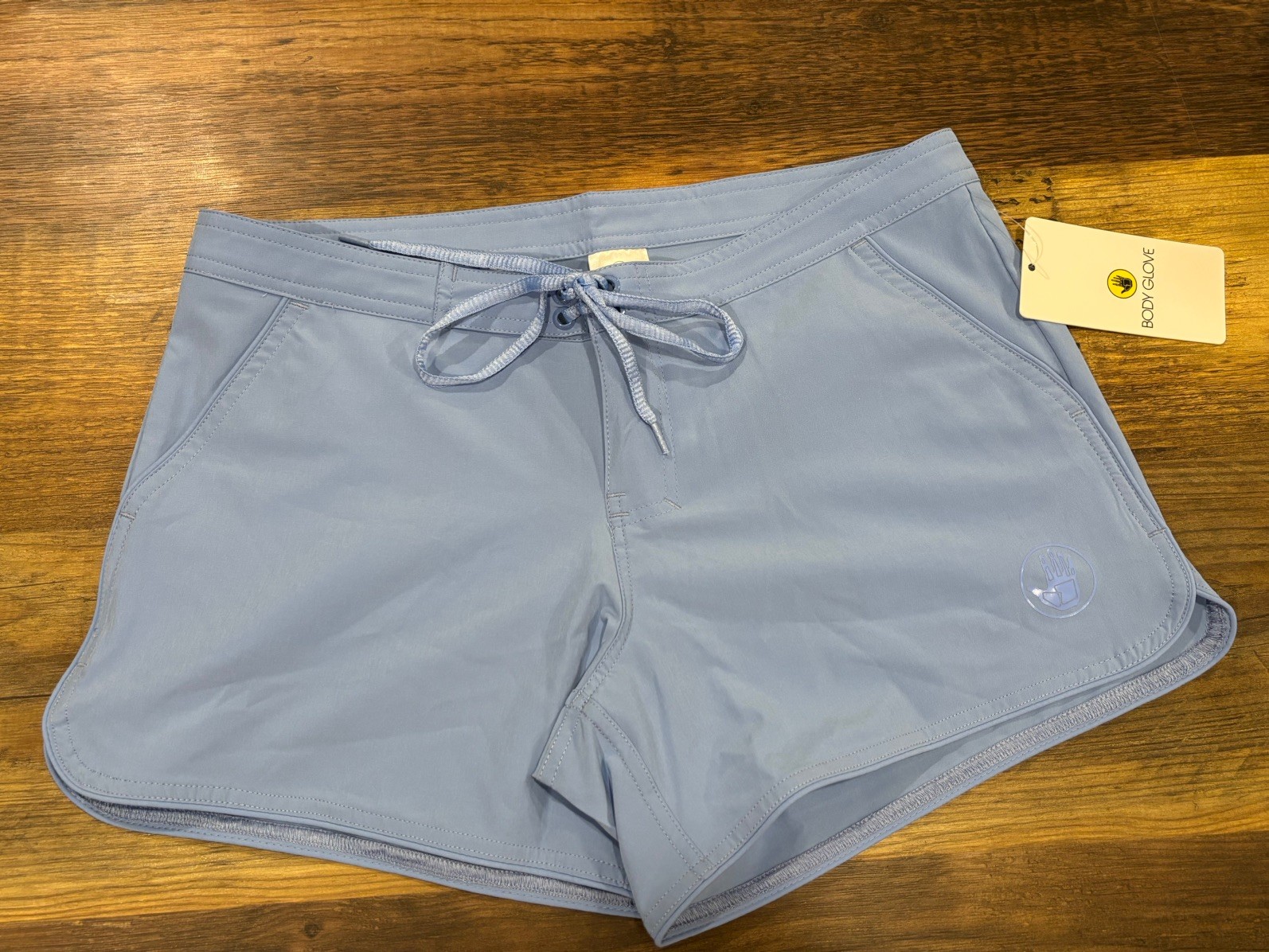 NWT Body Glove Women’s Stand Smoothies Beach Vapor Boardshorts, Periwinkle, XS