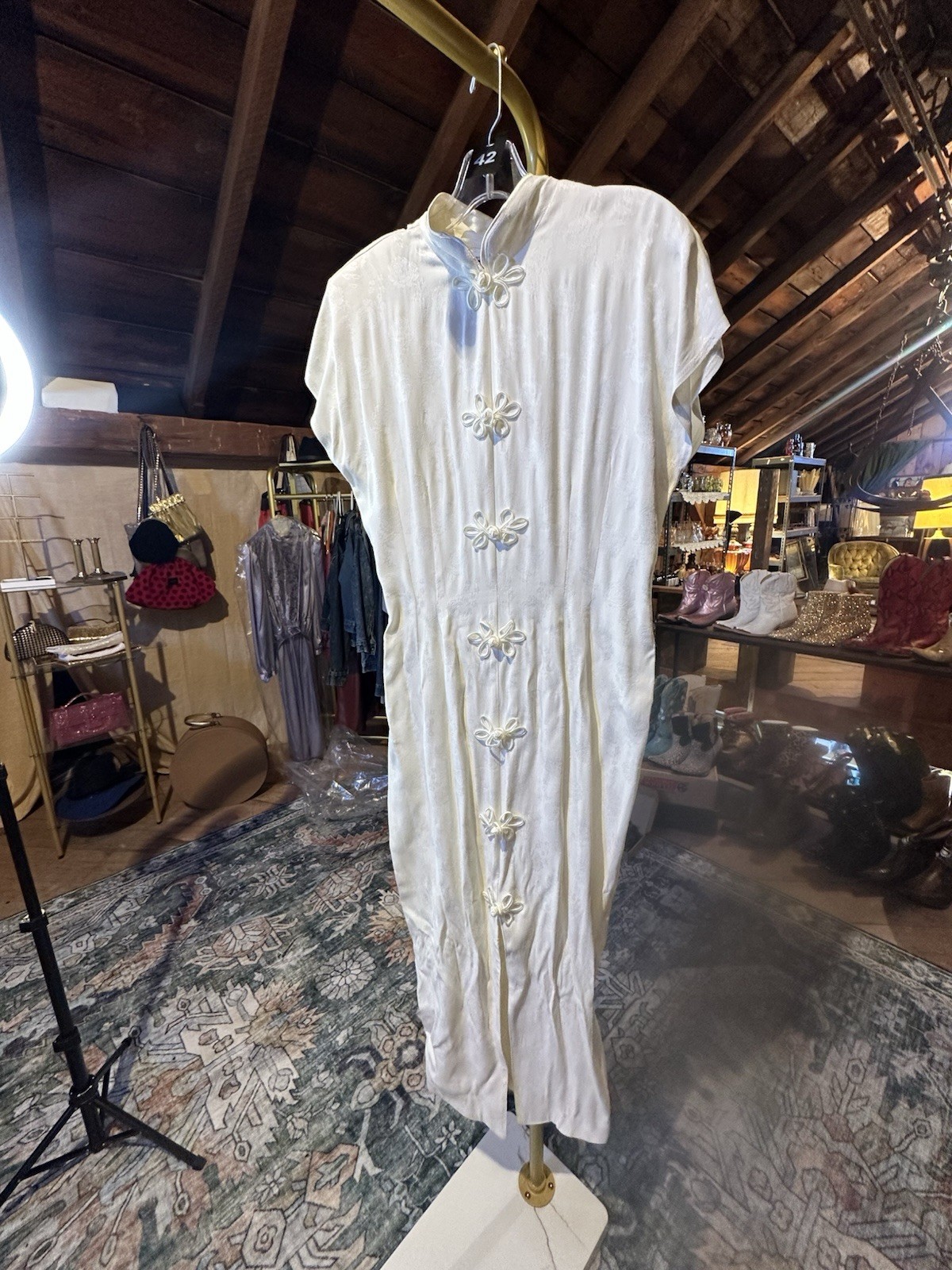 La Belle Fashions Inc. Vintage Ivory Dress Women’s Regular Size 9