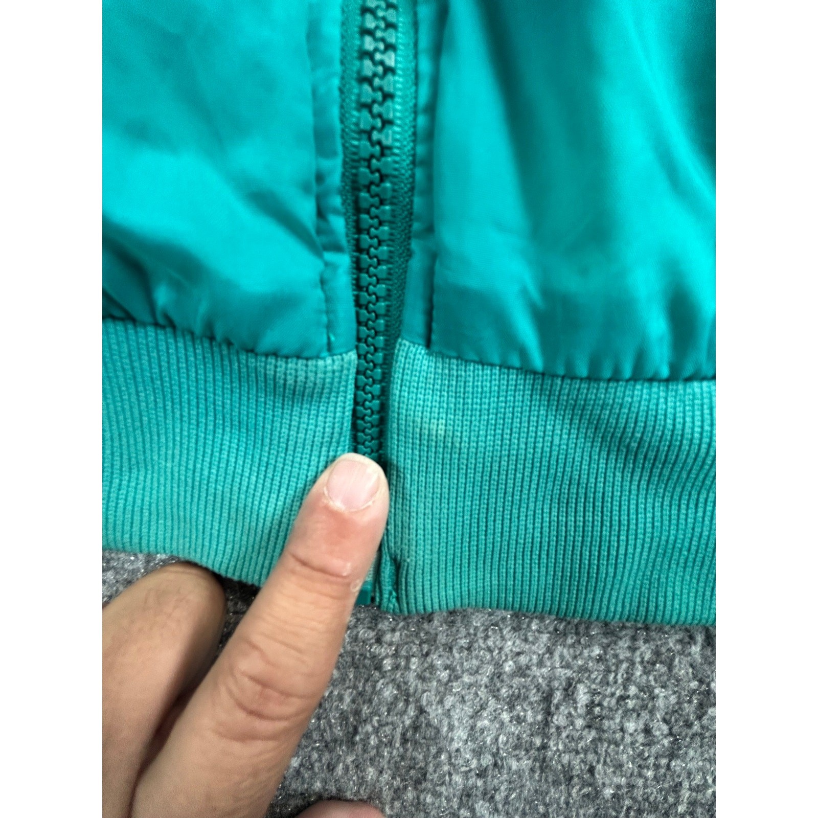 Vintage Columbia Reversible Puffer Bomber Jacket Adult Purple Teal Full Zip 90s