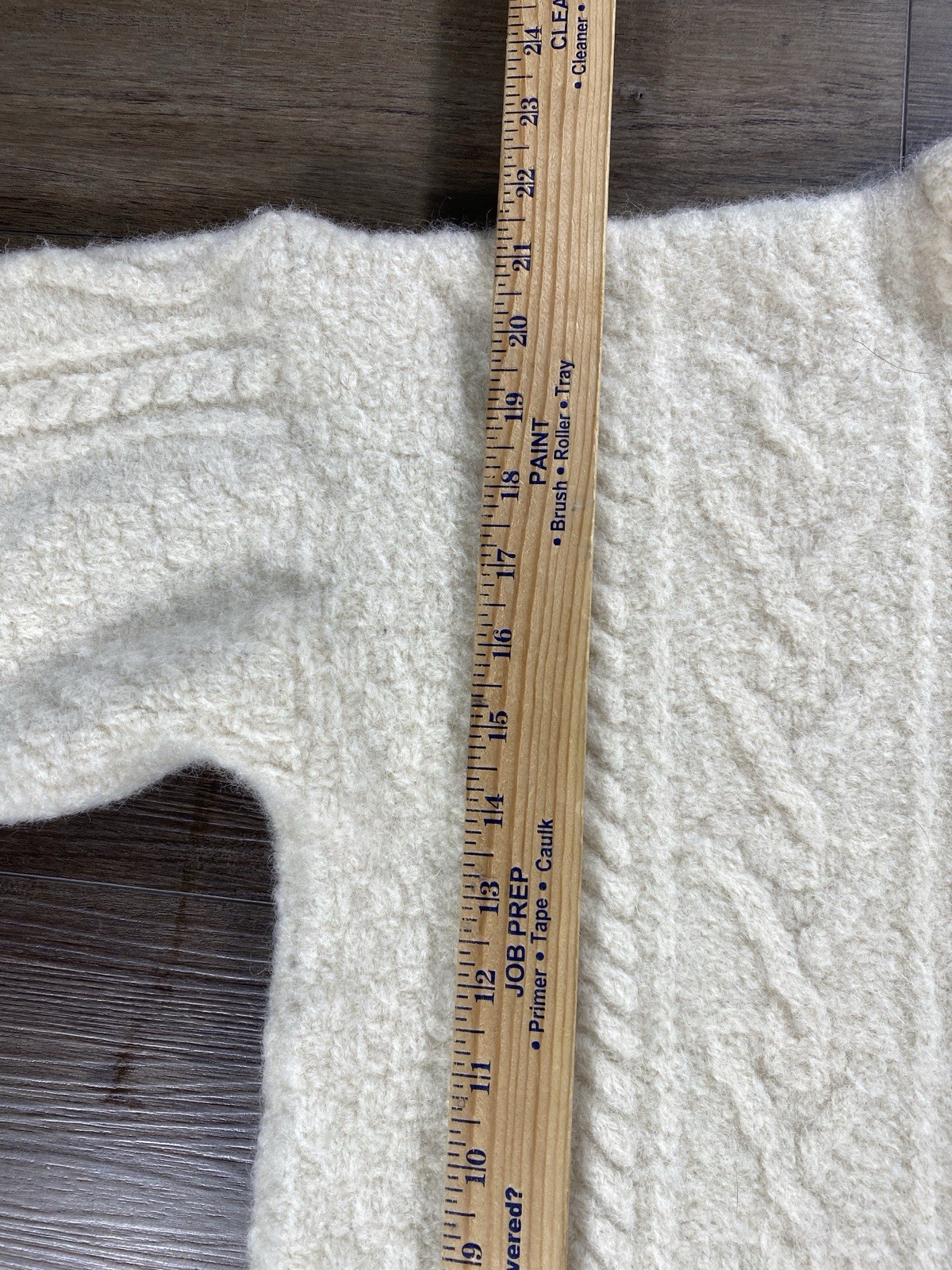 Vintage Aran Crafts Irish Fisherman Cable Knit Pullover Sweater Women’s Large