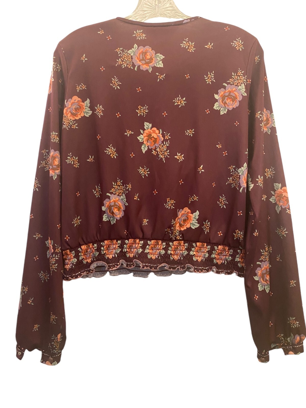 Vintage 1970’s Floral Peasant Top Skirt & Sash Rare See all pics Size 12 Medium