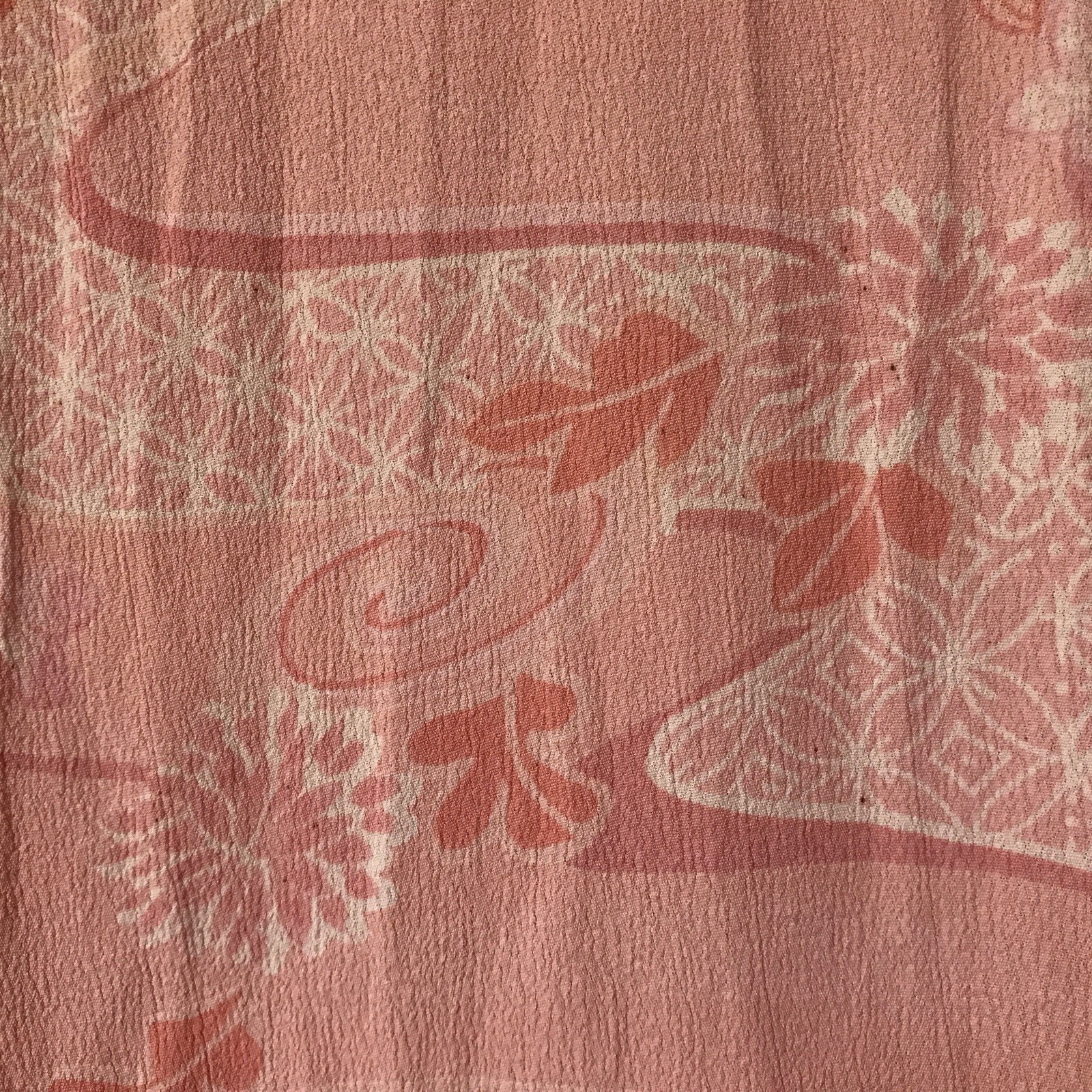 April Cornell Vintage Asian Inspired Pink Dress Size S 90s Garden Party Romantic
