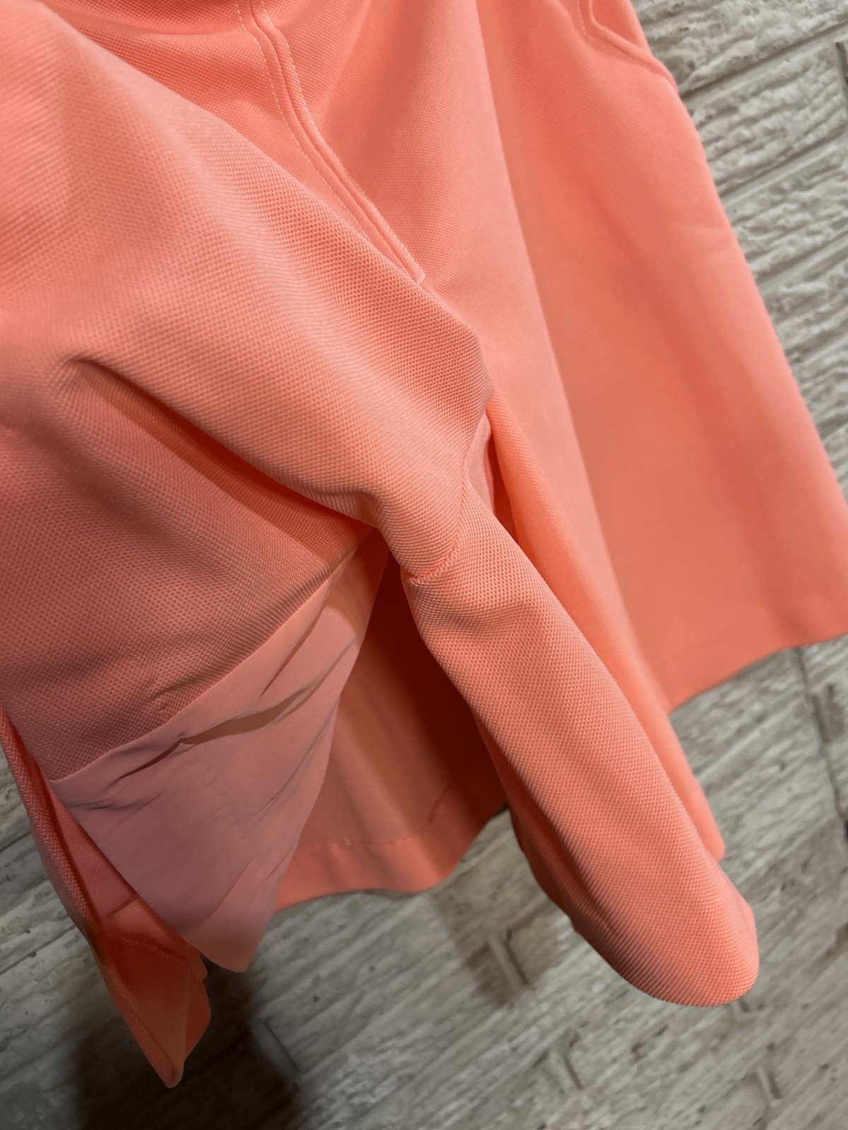 Vintage 1960’s Coral A-Line Skort Pockets No Size See Measurements Belt Loops