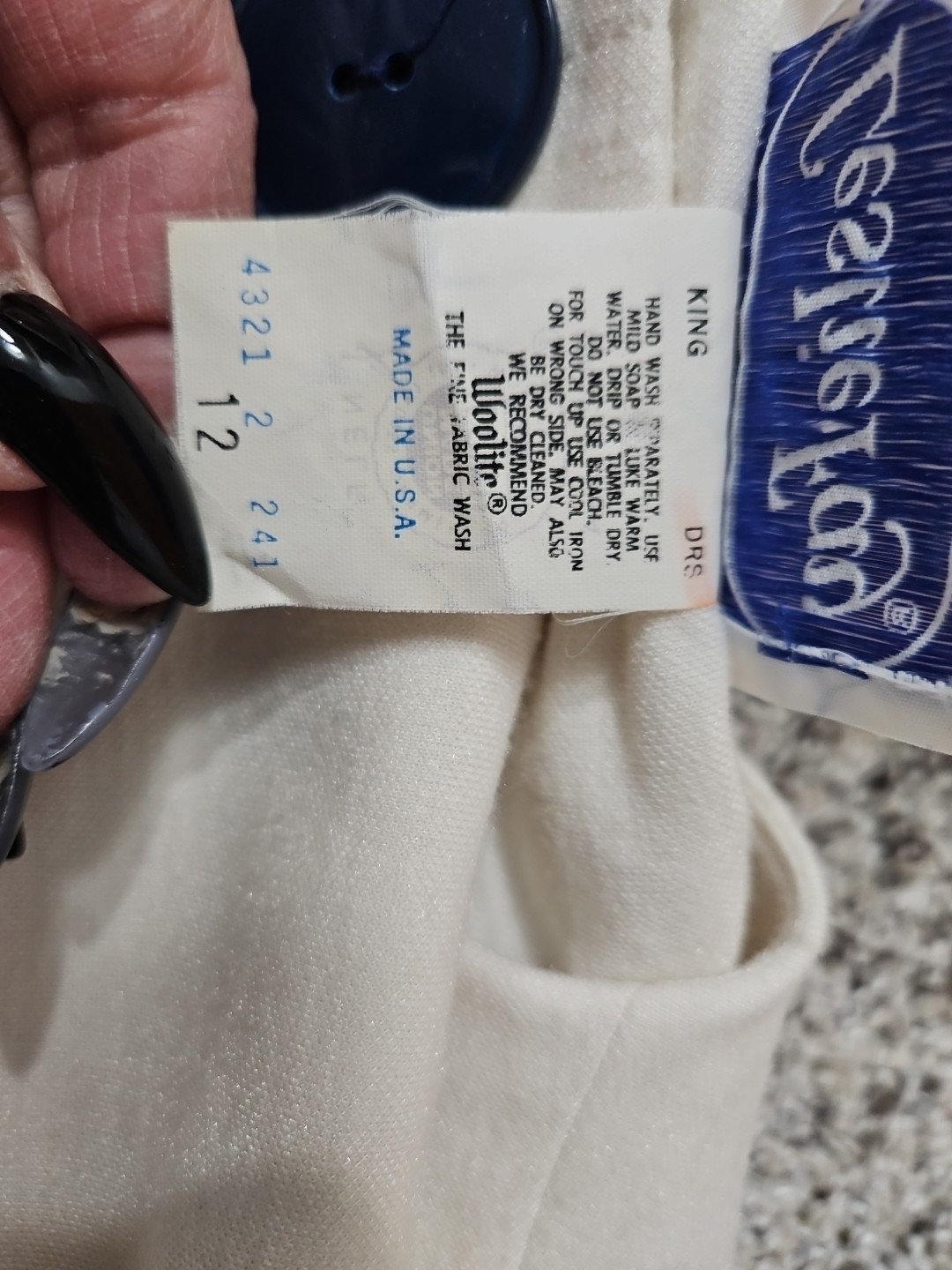 60s 70s Leslie Fay Dress Mod Blue White Buisness Secretary Side Pockets Size 12