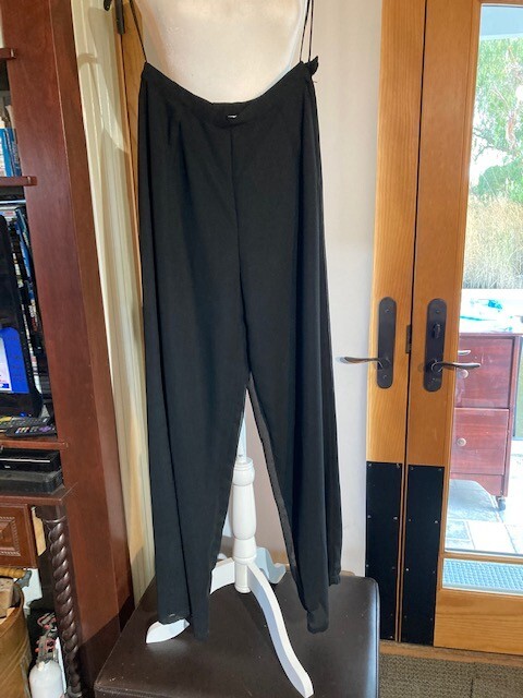 Vintage JKara 3-Piece Set (Pants, Tank, Duster), Black with Sequins