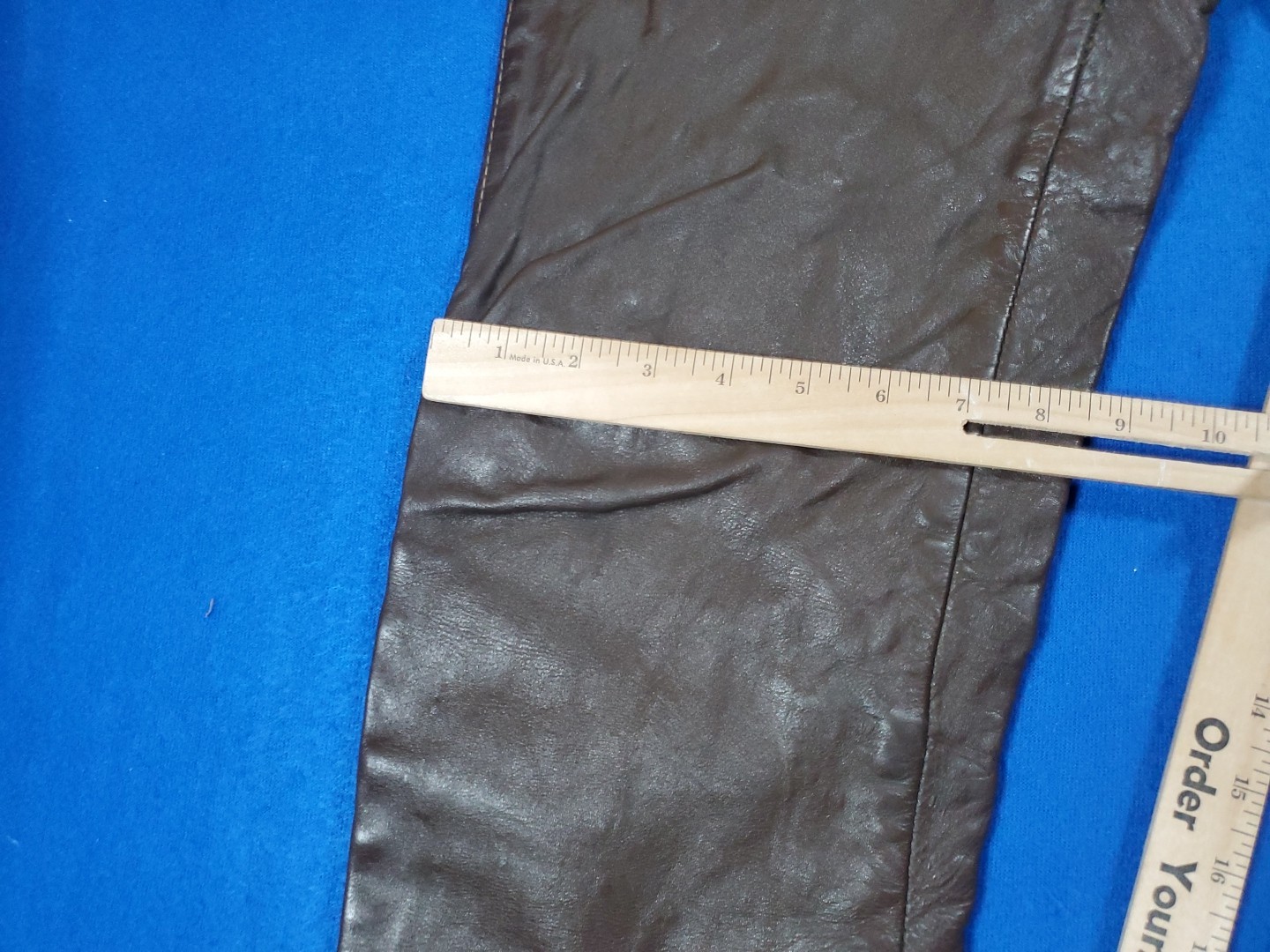 Vintage Brooks Leather Sportswear Pants Size 28 Biker Riding Racing Made USA