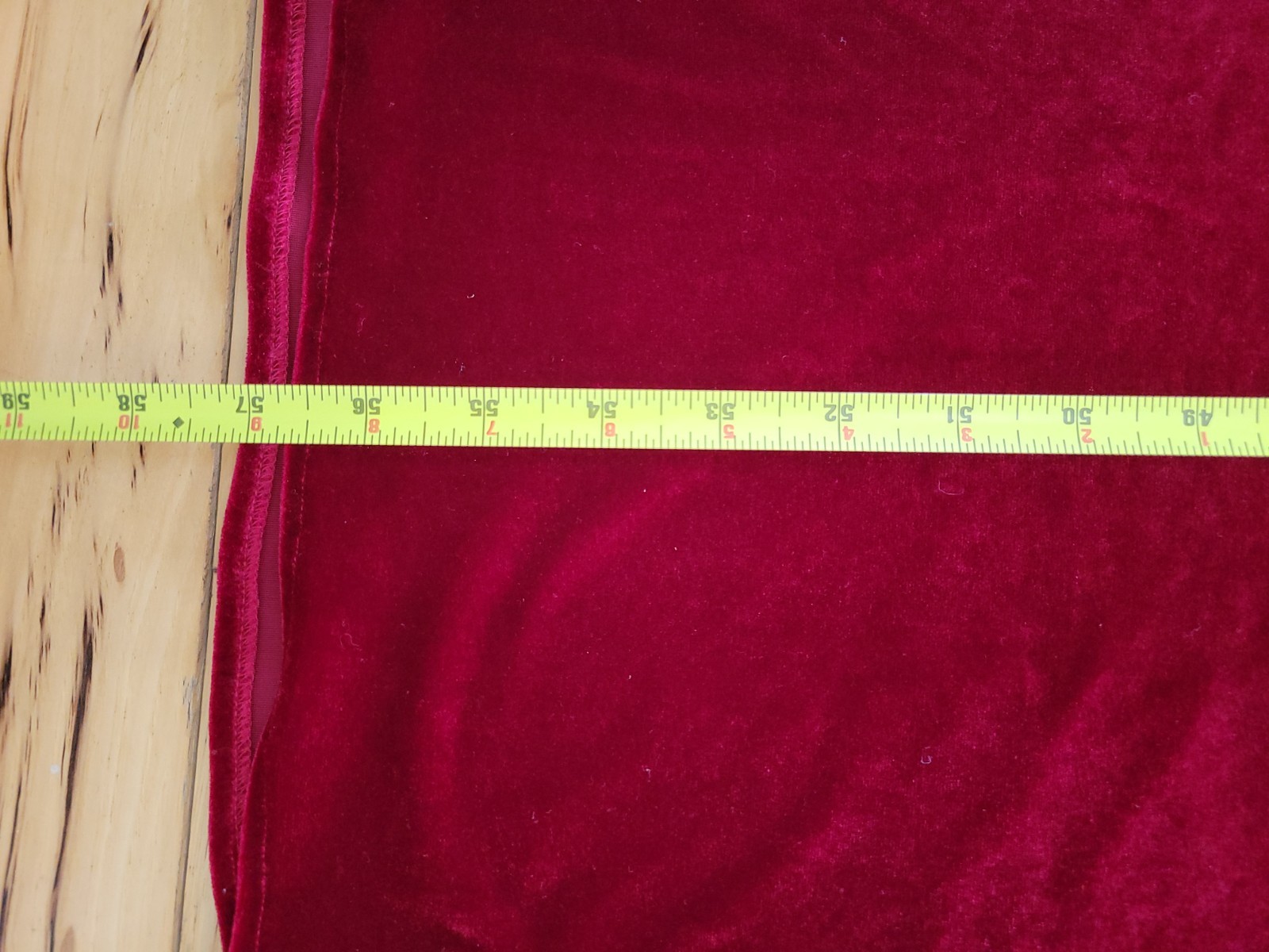 Vintage Dark Red Velvet Maxi Dress Keyhole Boatneck 90s Y2K Size 6 READ