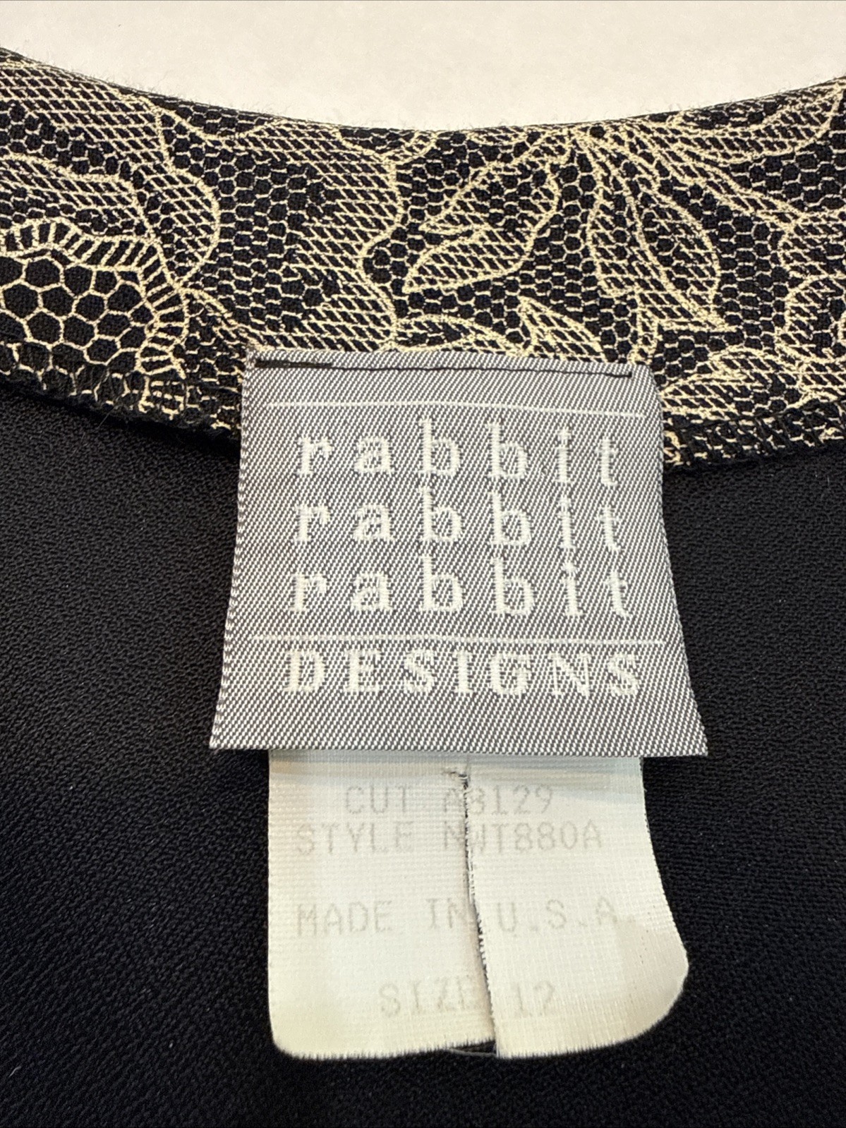 Vintage 90s Rabbit Rabbit Rabbit Shimmer Holographic Maxi Duster Kimono Sz 12