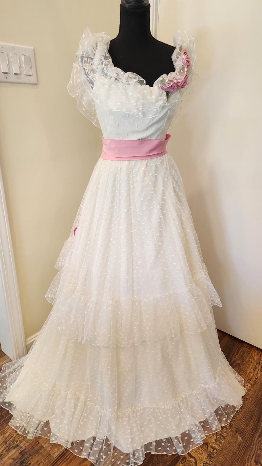 Beautiful Vintage Flirtations by Alfred Angelo Formal Dress Small Wedding Prom