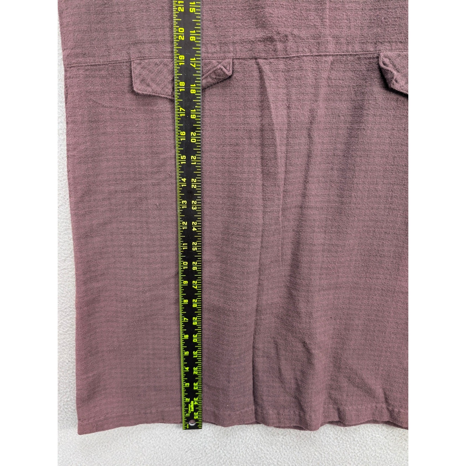 Vintage PA Company Boston Hand Dyed Preshrunk Cotton Dress Plum Size M/L USA