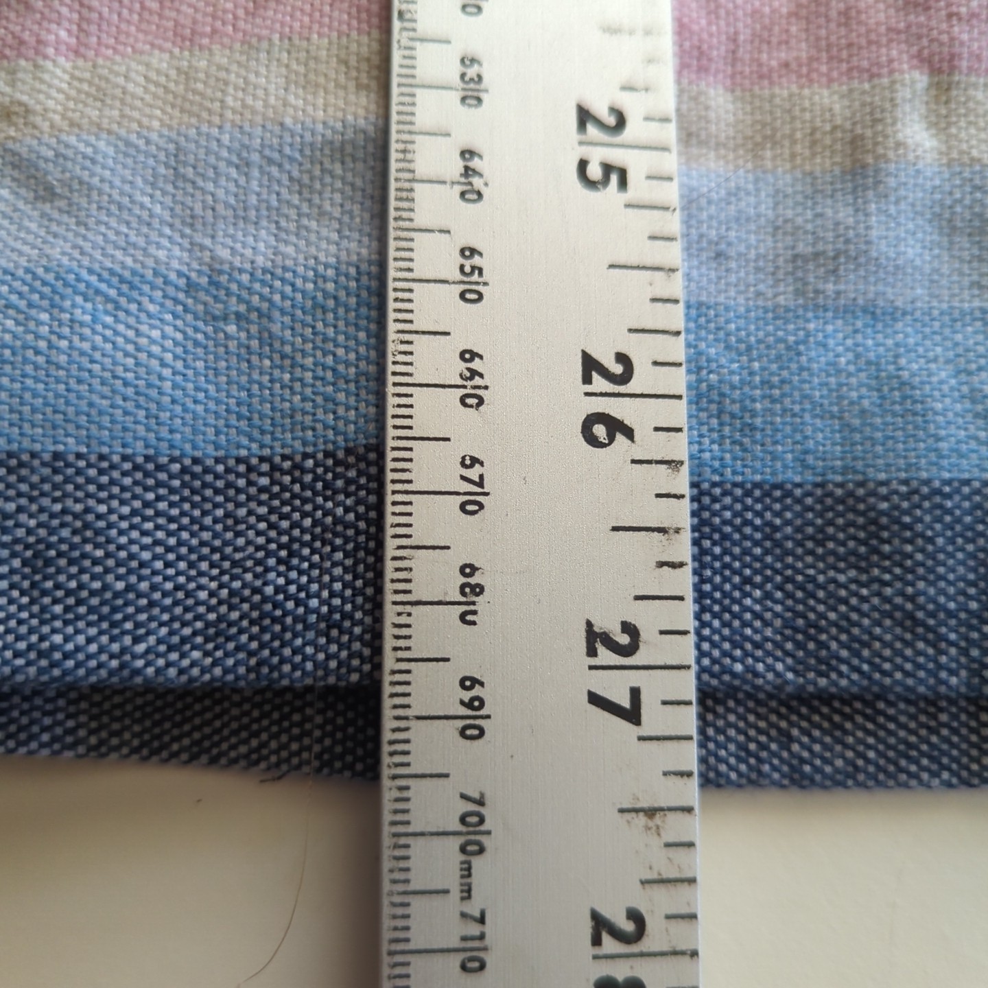 Retro Pastel Rainbow Strip Linen Blend Shirt Jacket 18 Pocket Festival Coachella