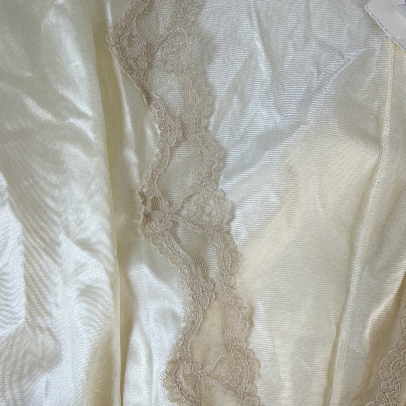 VTG 70s Henson Kickernick Nylon Pajama Set Short Peignoir Wrap Top Pants 34 -A14
