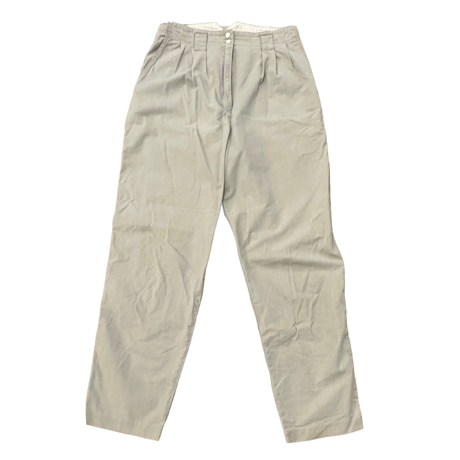 Gloria Vanderbilt For Murjani Women sz 14 Vintage High Waisted pants taupe